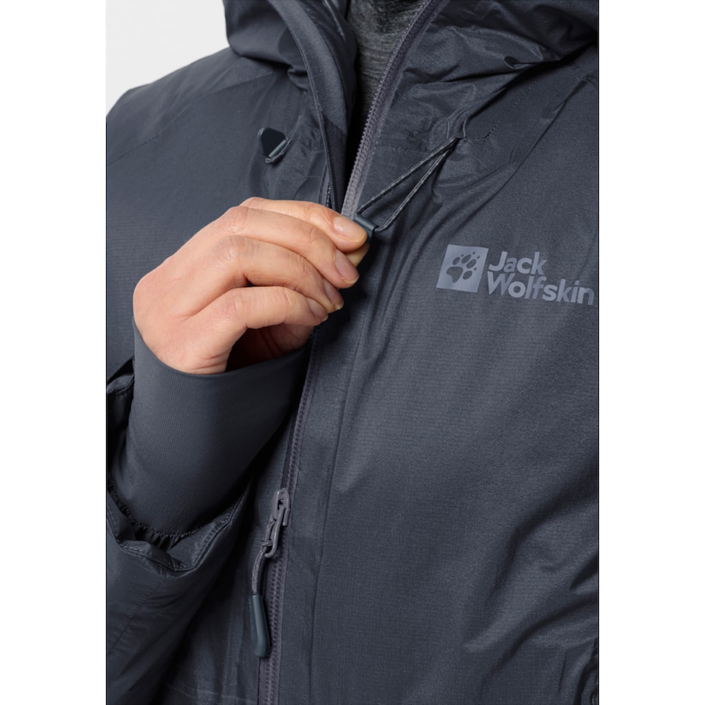 Jack Wolfskin Daunenjacke »CYROX 2L DOWN JKT W«, mit Kapuze