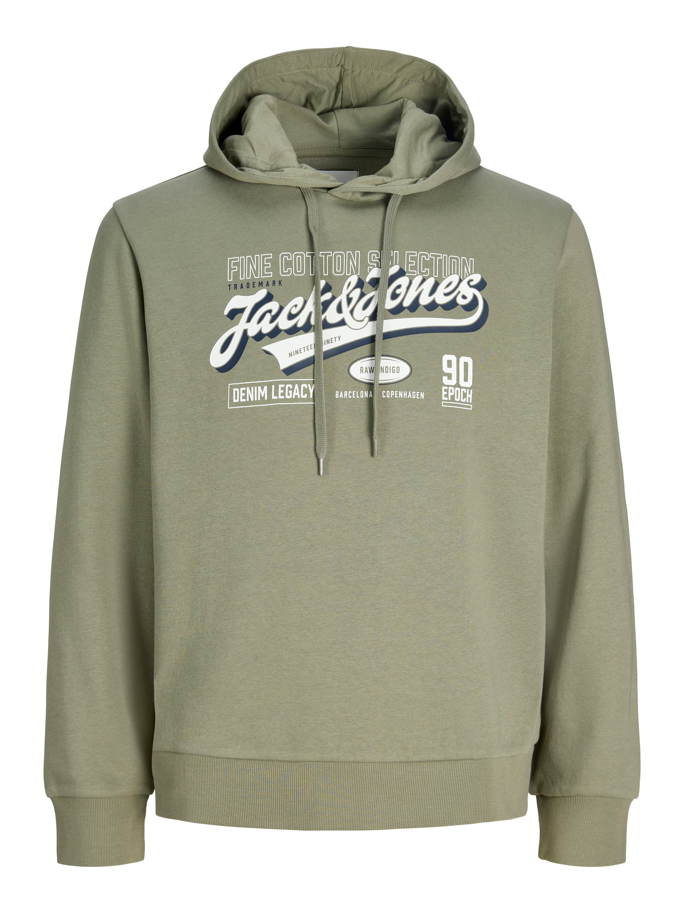 Jack & Jones Kapuzensweatshirt »JJELOGO SWEAT HOOD 2 COL AW26 SN«, Baumwollmischung, regular fit
