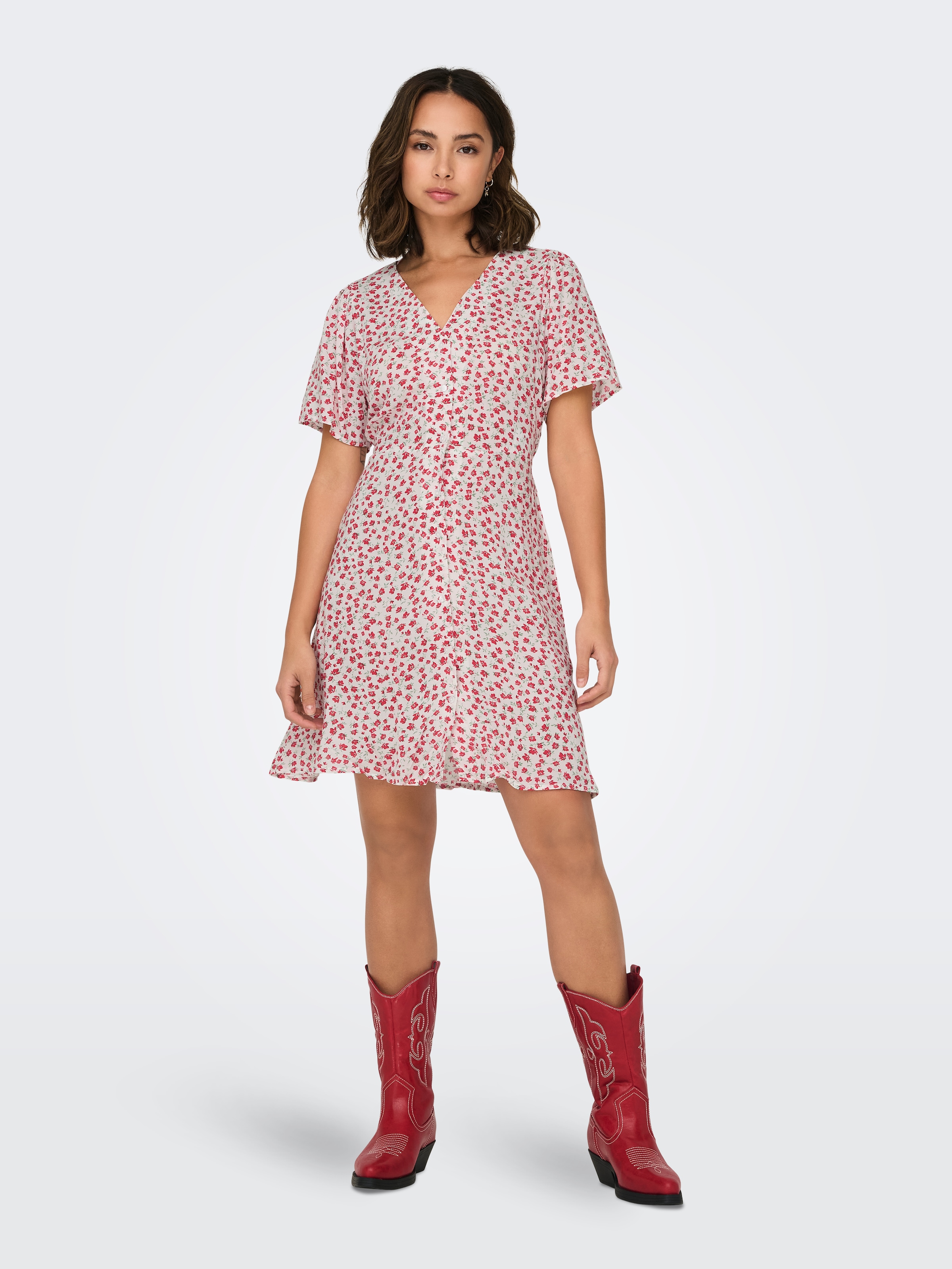 ONLY Minikleid »ONLEVIDA S/S SHORT DRESS WVN NOOS«