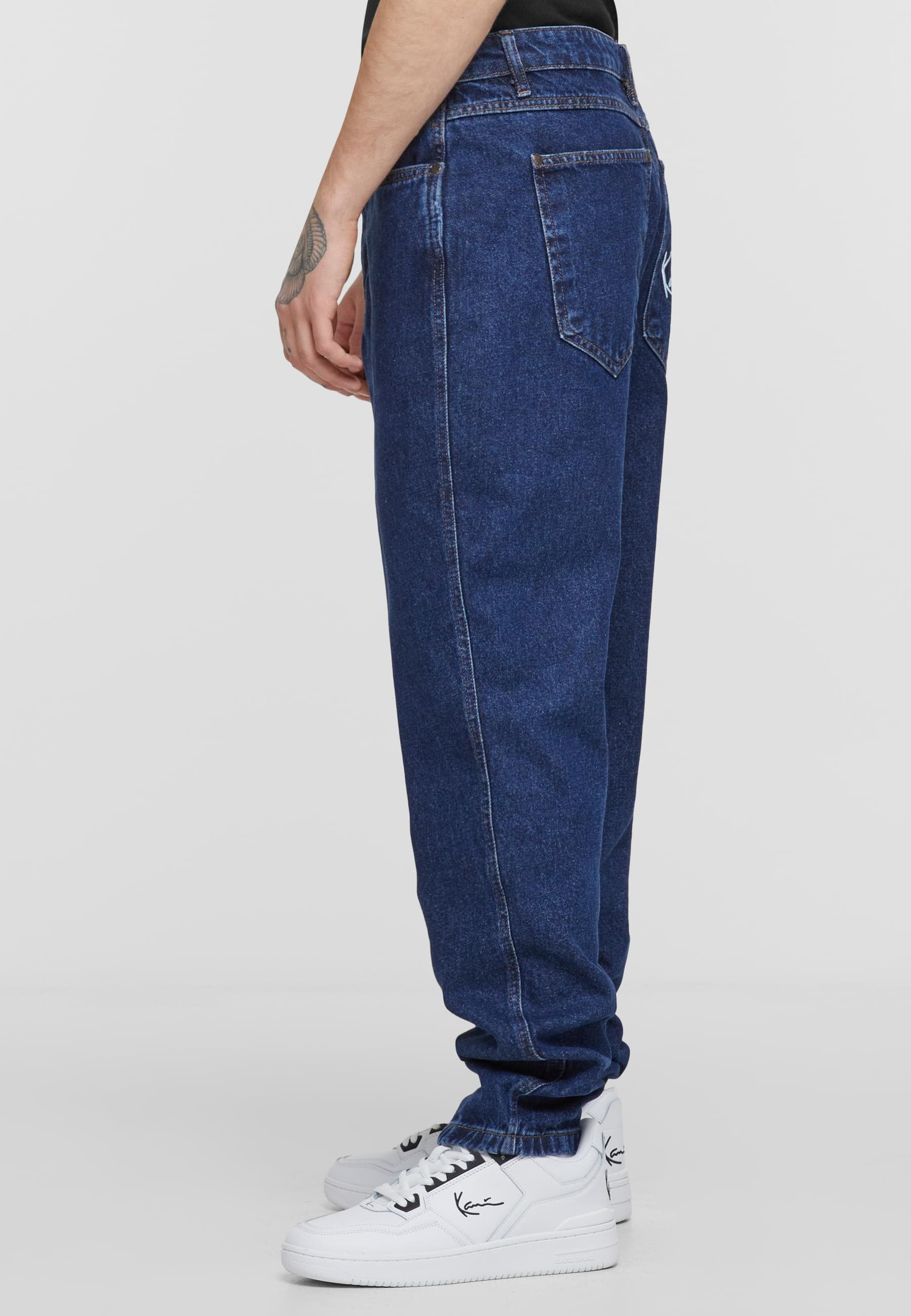 Karl Kani Bequeme Jeans »Karl Kani Herren KK Small Signature Tapered Five Pocket Denim«