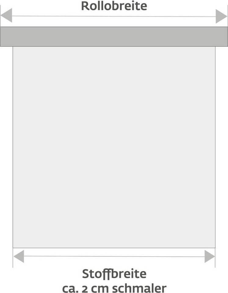 sunlines Elektrisches Rollo »Akkurollo Structure«, blickdicht, ohne Bohren, appgesteuert  via Bluetooth, weißer Fallstab auf Rechnung | BAUR