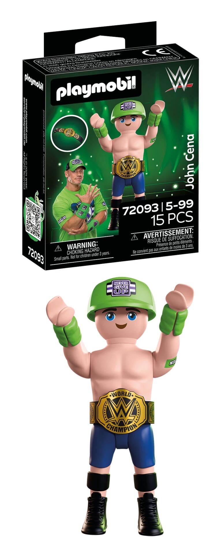 Playmobil® Konstruktions-Spielset »WWE John Cena (72093), WWE« Made in Europe