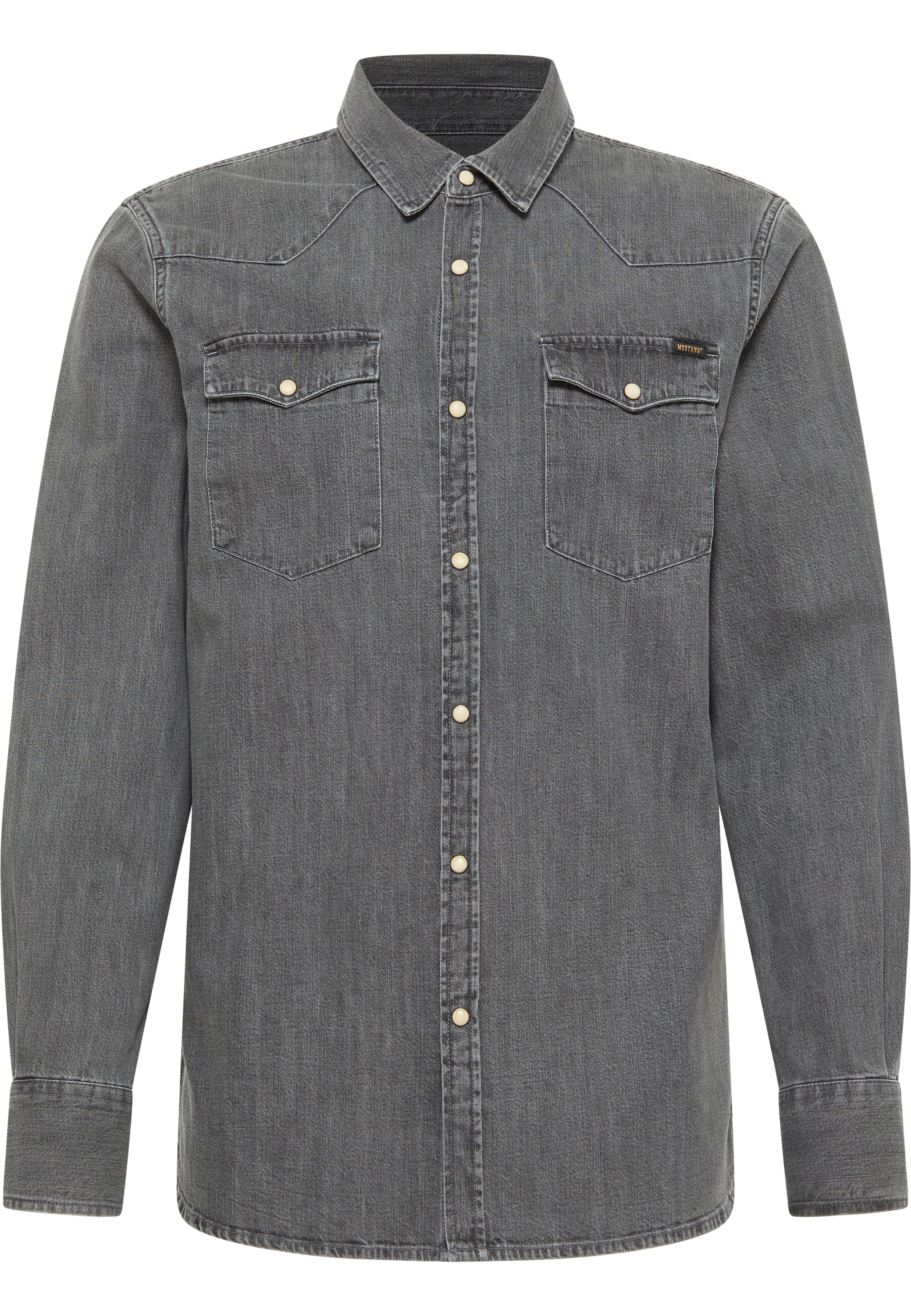 MUSTANG Langarmhemd "Herren Style Duver" günstig online kaufen