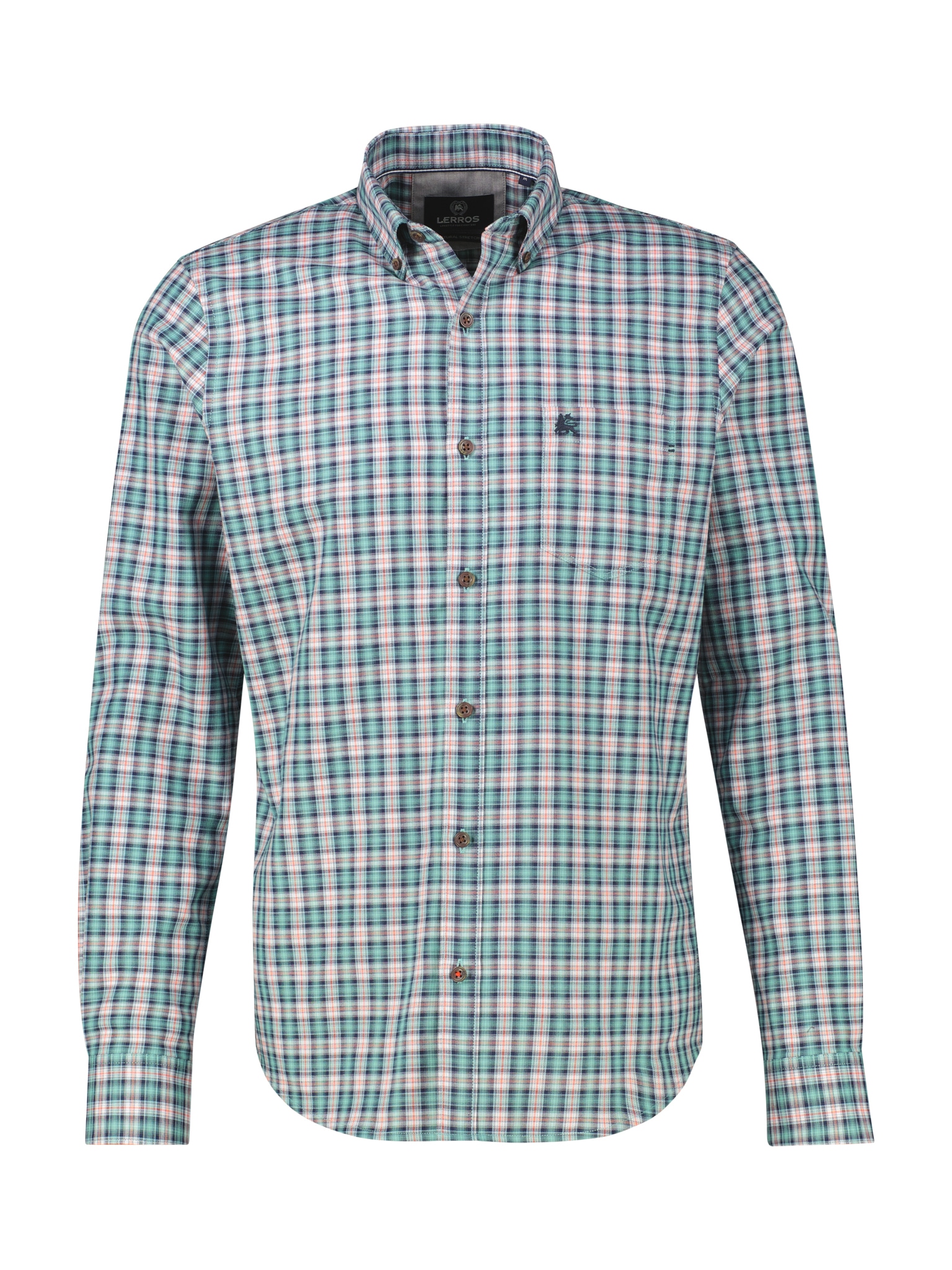 LERROS Langarmhemd kariert
