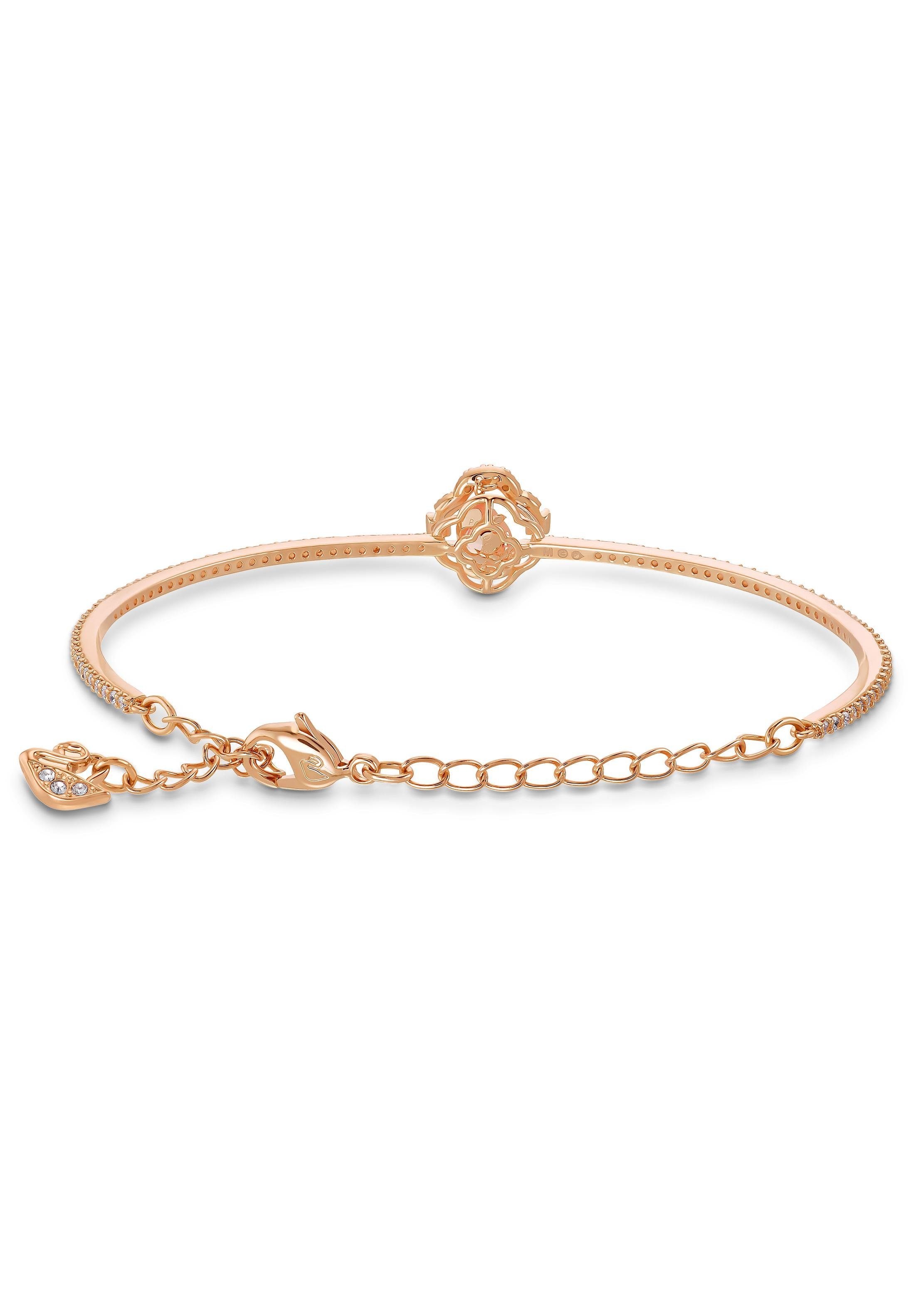 Swarovski Armreif »Una Sparkling Dc Glücksklee, 5516476«, mit Swarovski® Kristall