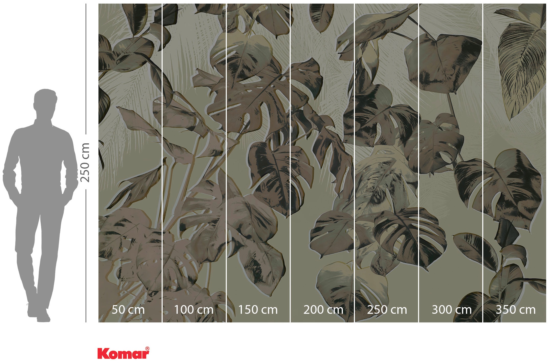 Komar Vliestapete »Digitaldruck Vlies - Trésor - Größe 350 x 250 cm«, bedruckt, Wohnzimmer, Schlafzimmer