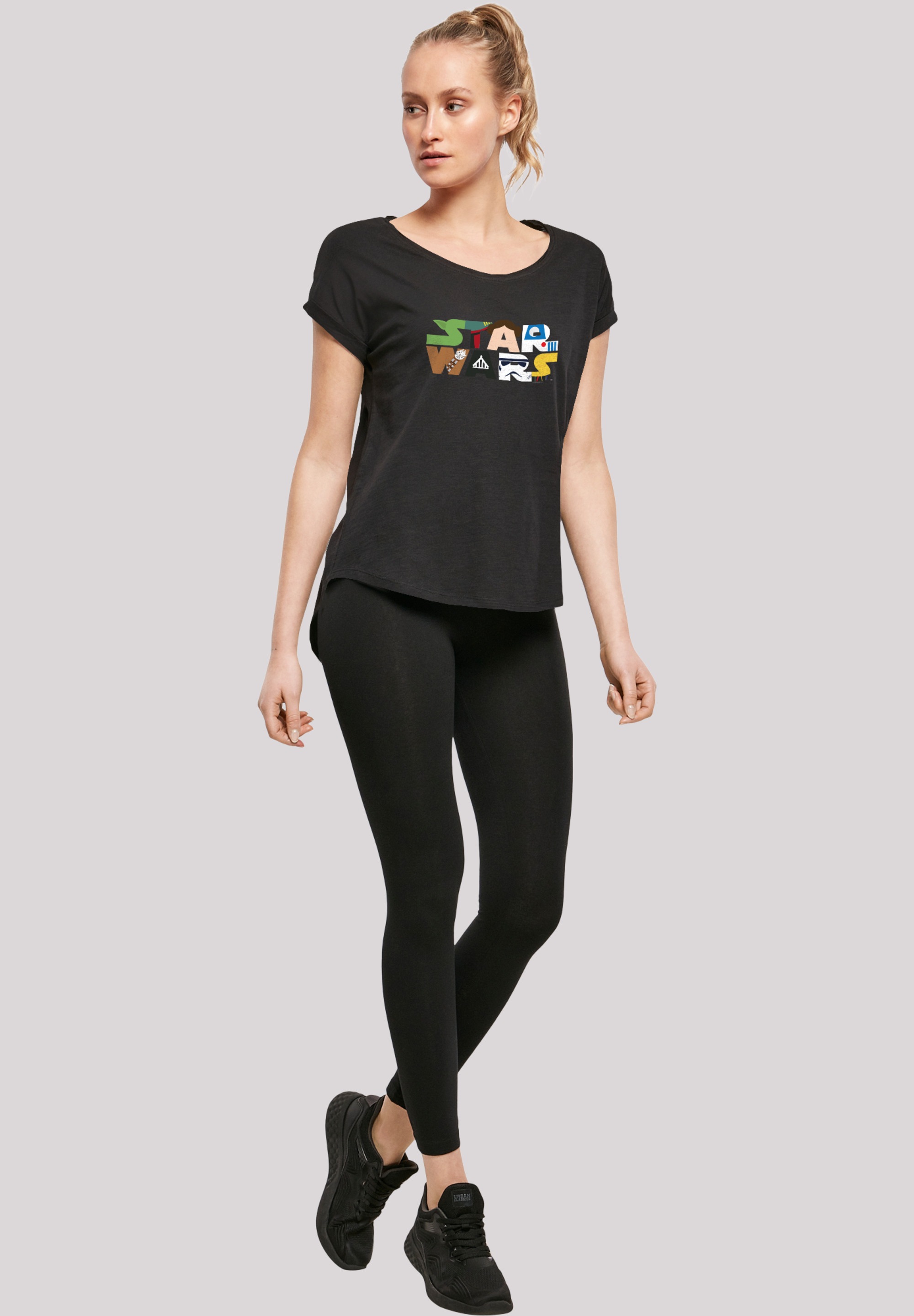 F4NT4STIC T-Shirt »Star Wars Character Logo«, Print
