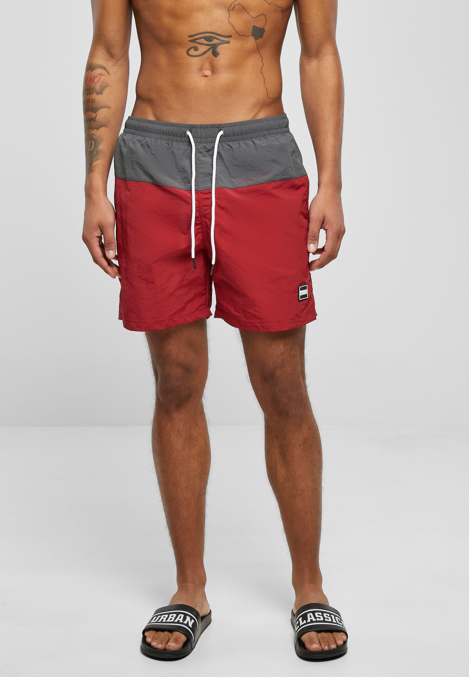 URBAN CLASSICS Badeshorts »Urban Classics Herren Block Swim Shorts«