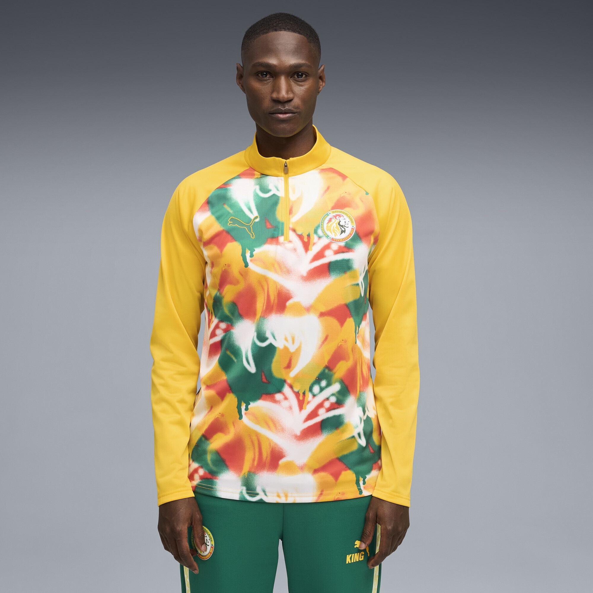 PUMA T-Shirt »Senegal Slim Fit Aufwärmoberteil Herren«