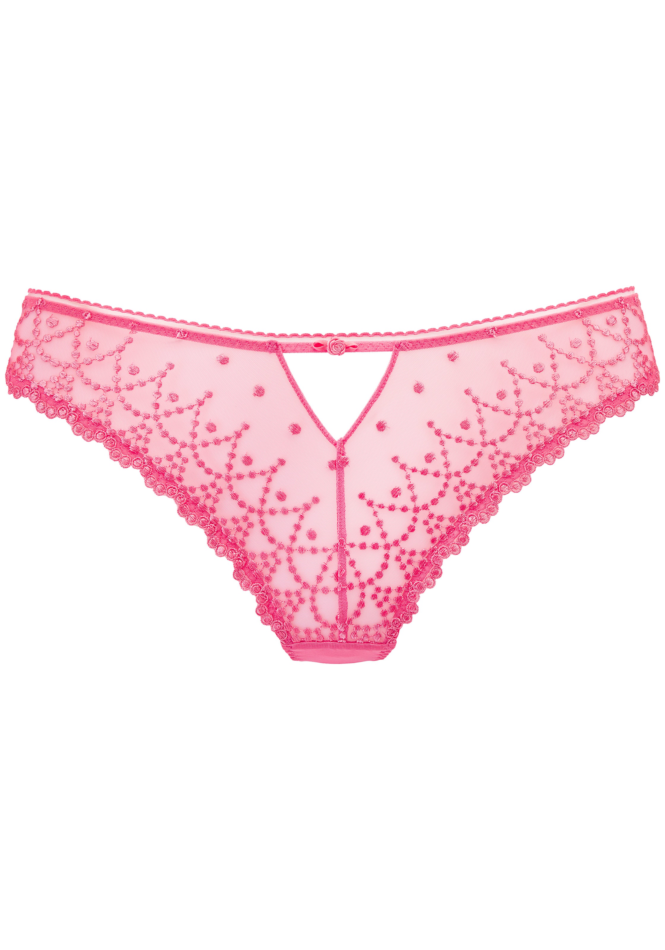 LASCANA String »Fabia« aus edler Stickereispitze in dezent transparenter Optik