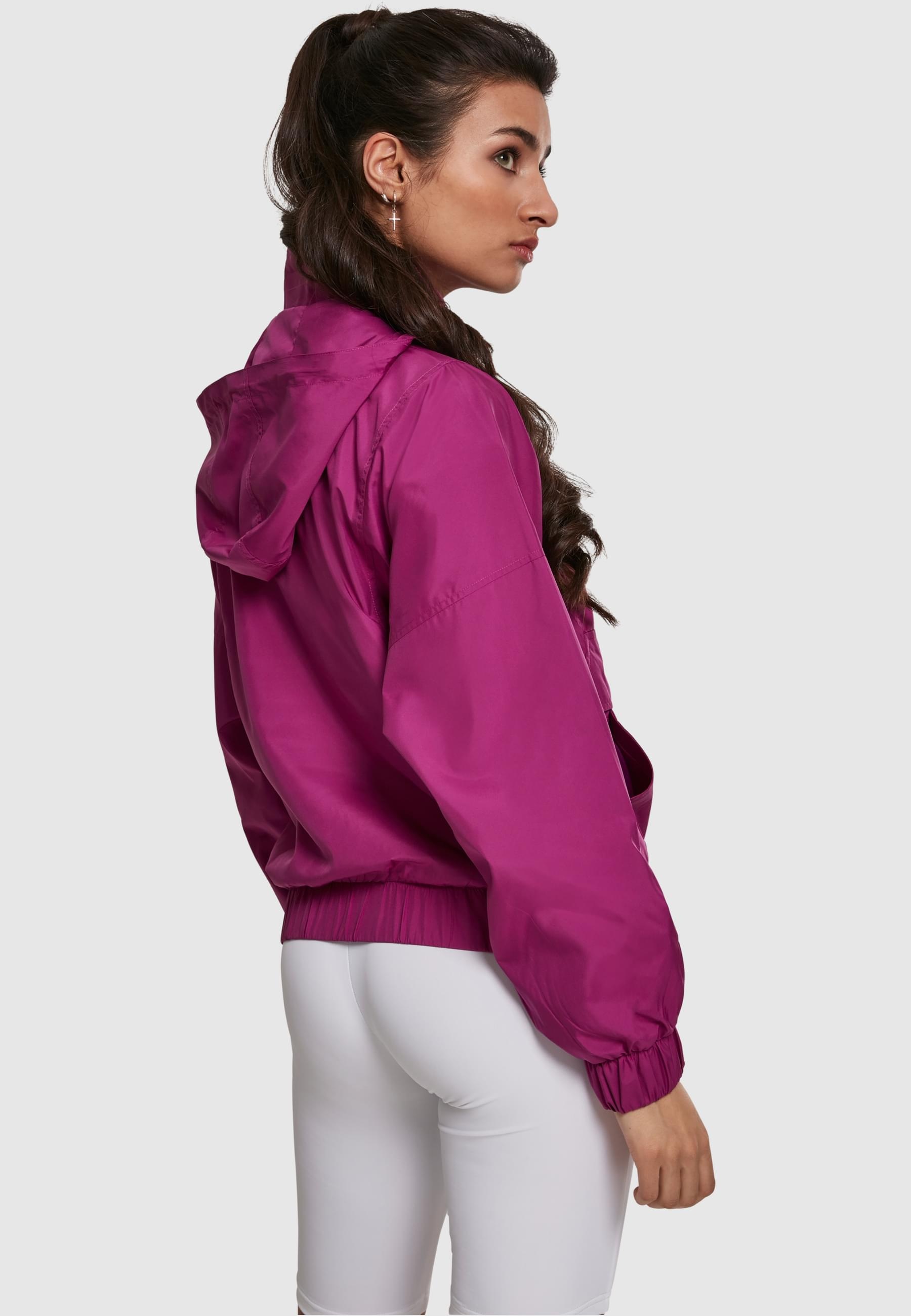 URBAN CLASSICS Allwetterjacke »Urban Classics Damen Ladies Panel Pull Over Jacket«, (1 St.), ohne Kapuze