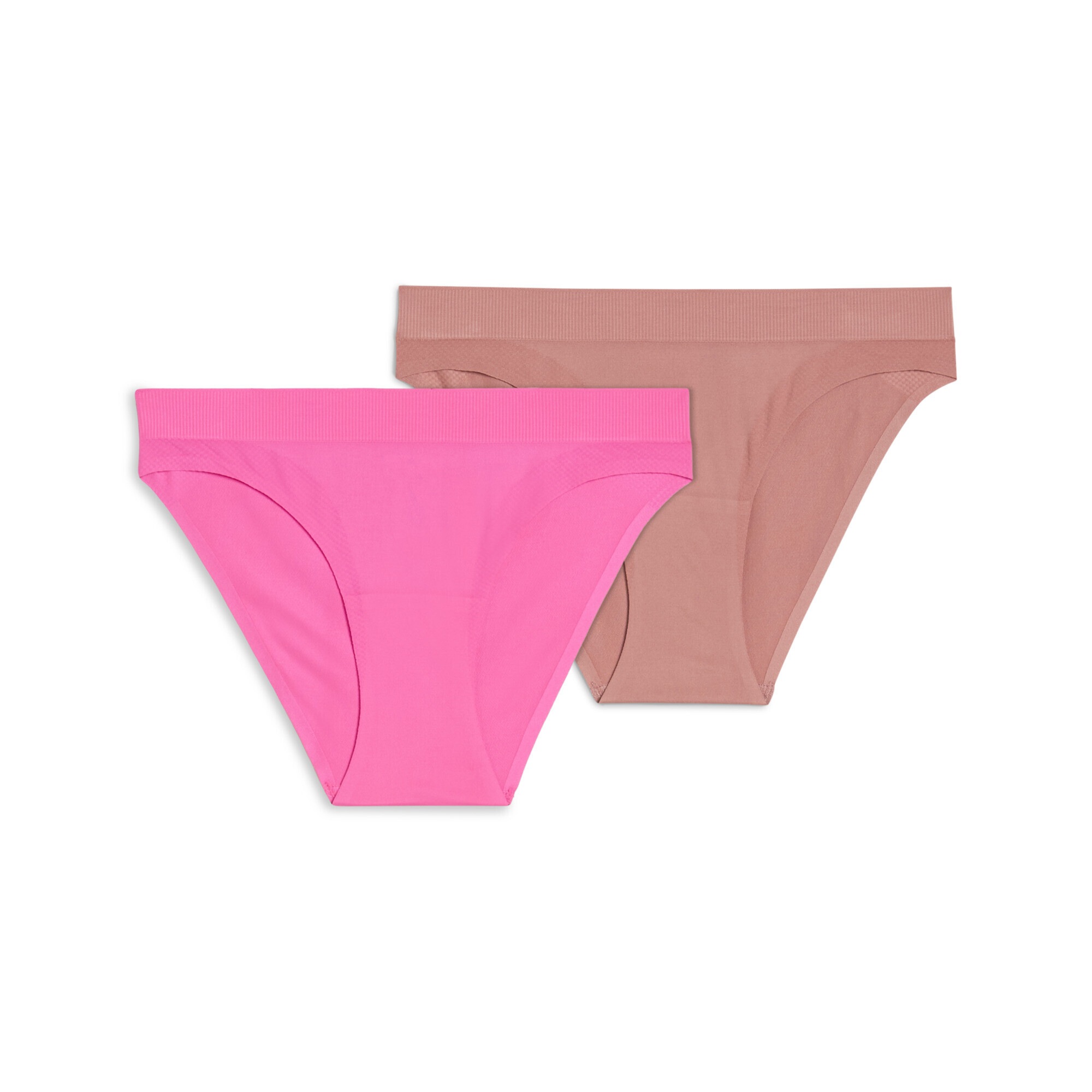 PUMA Damen Slip "PUMA Slips (2er-Pack) Damen", Gr. XXLdusty pink, Unterhosen
