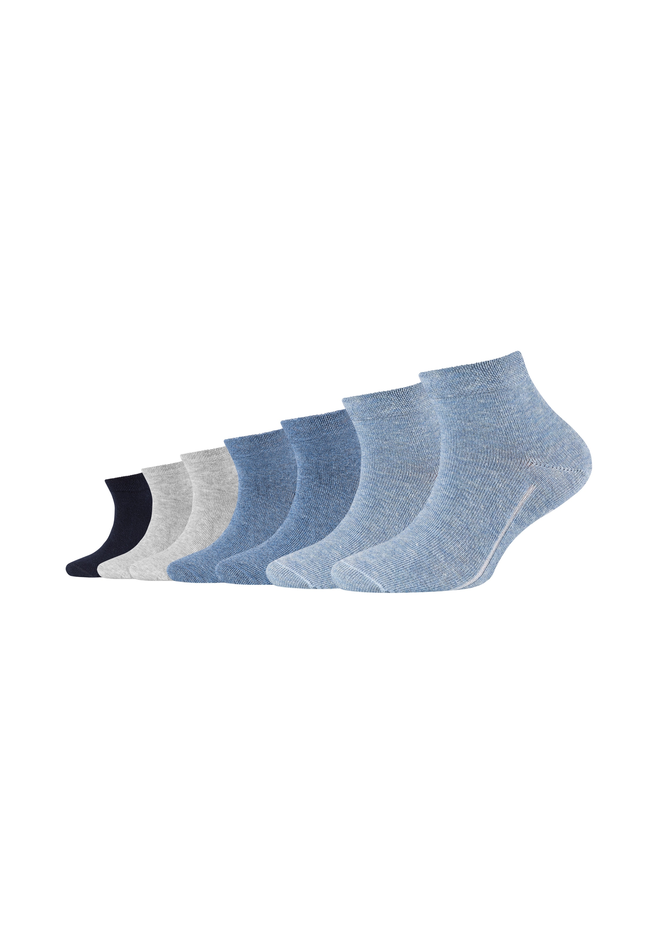 Camano Kurzsocken »ca-soft« 7 Paar,  mit verstärktem Fersen- und Zehenbereich