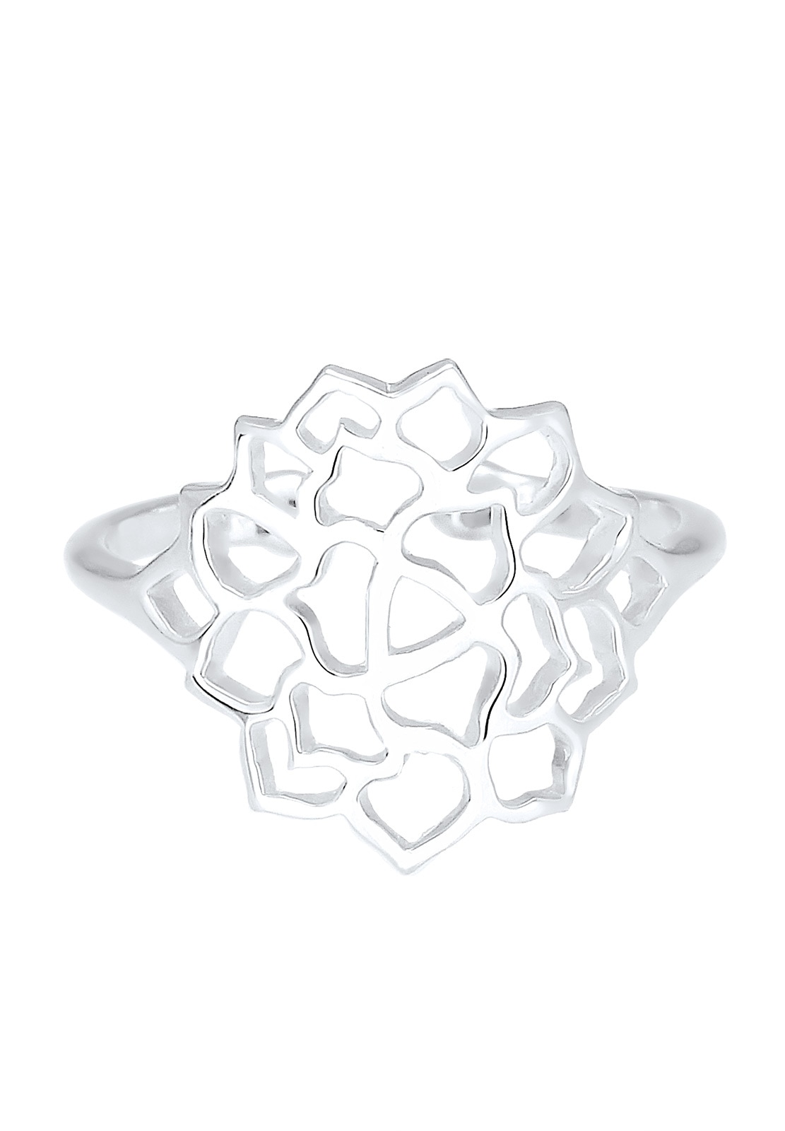 Elli Fingerring »Lotusblume Ornament 925 Sterling Silber«