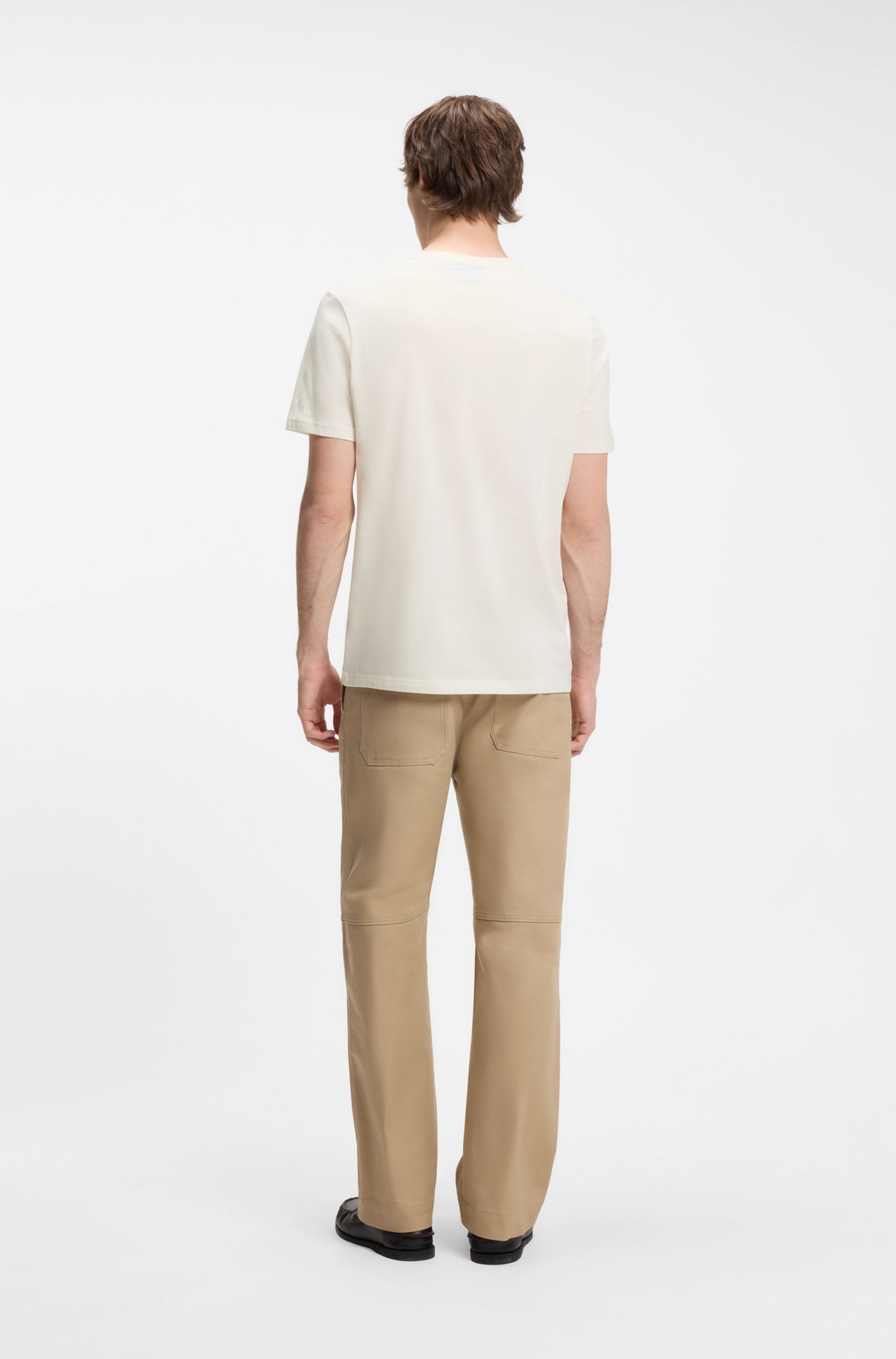 HUGO T-Shirt »Nemodo« Rundhalsausschnitt, reine Baumwolle, Brustdruck