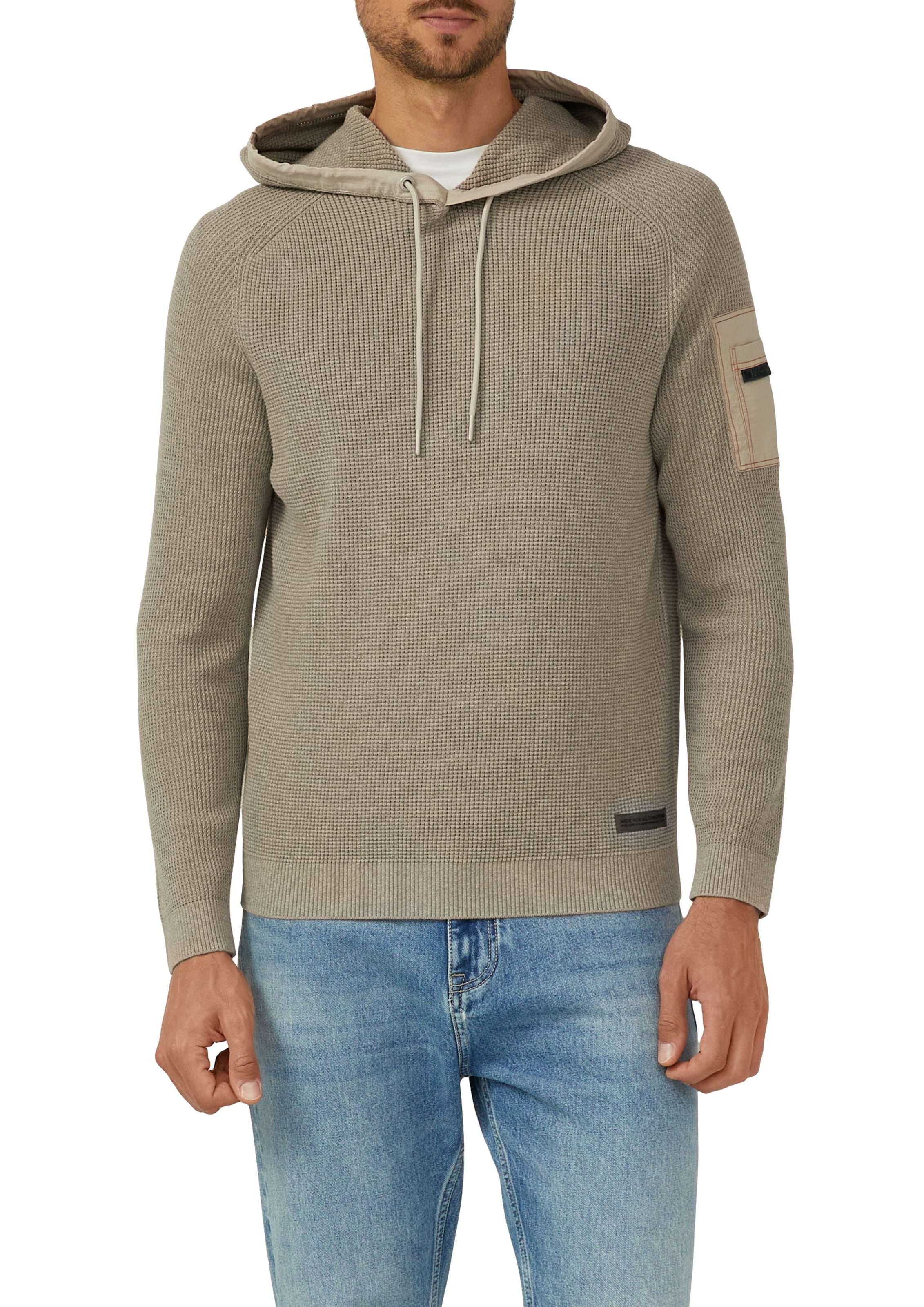 s.Oliver Strickpullover, mit Kapuze und Kordelzug günstig online kaufen