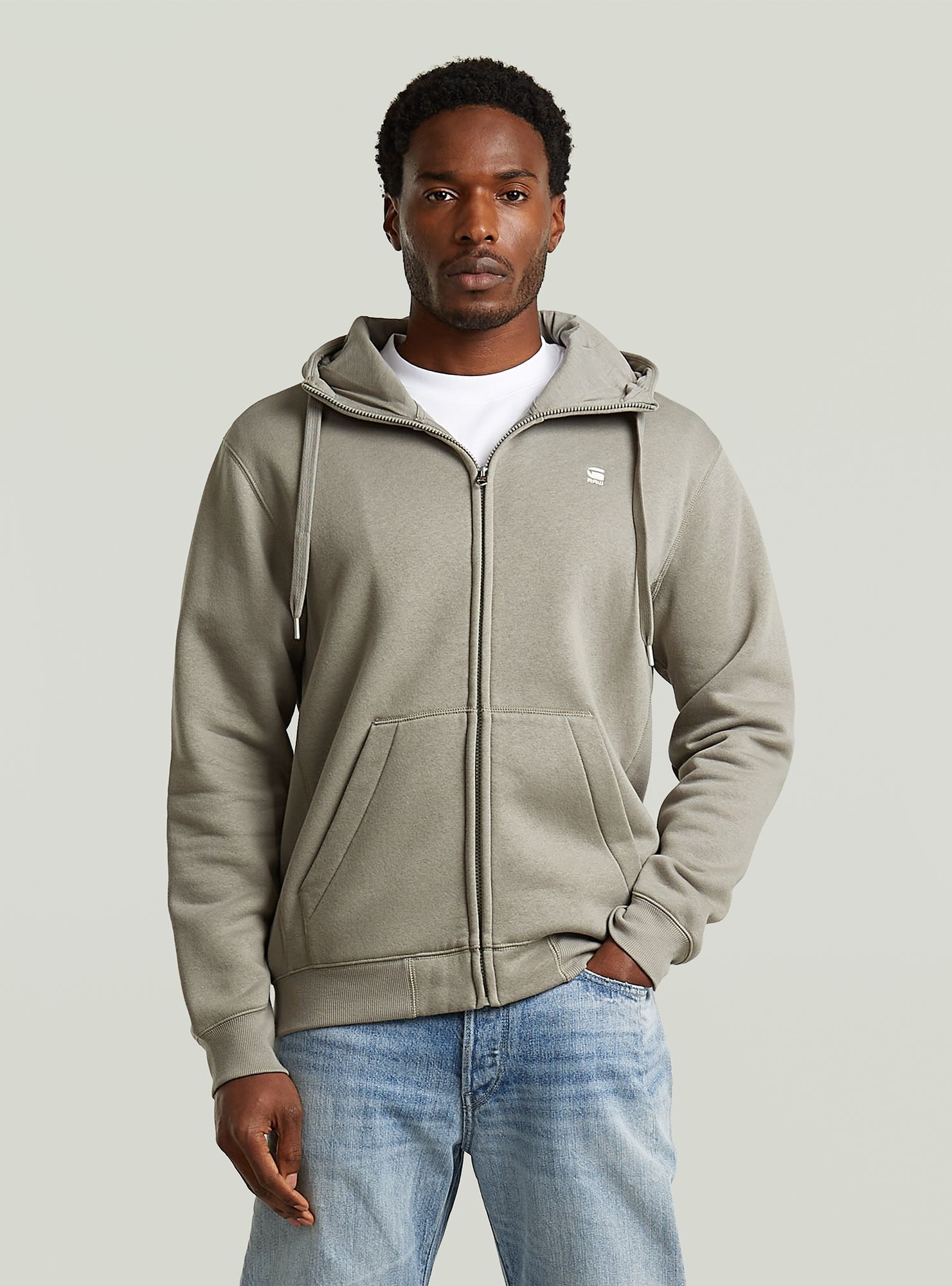 G-STAR Longpullover "Premium Core Hooded Zip Sweater" günstig online kaufen