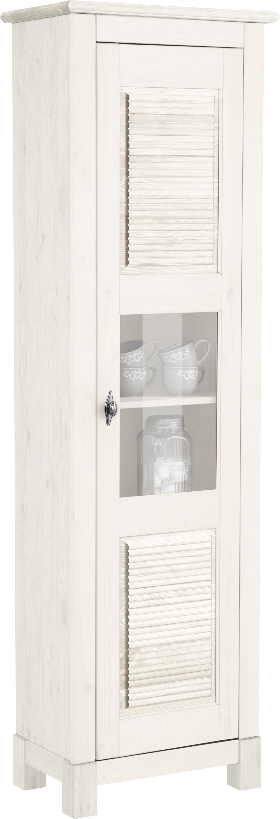 Home affaire Vitrine "Rauna Vitrinenschrank, Stauraumchrank", Höhe 180 cm, günstig online kaufen