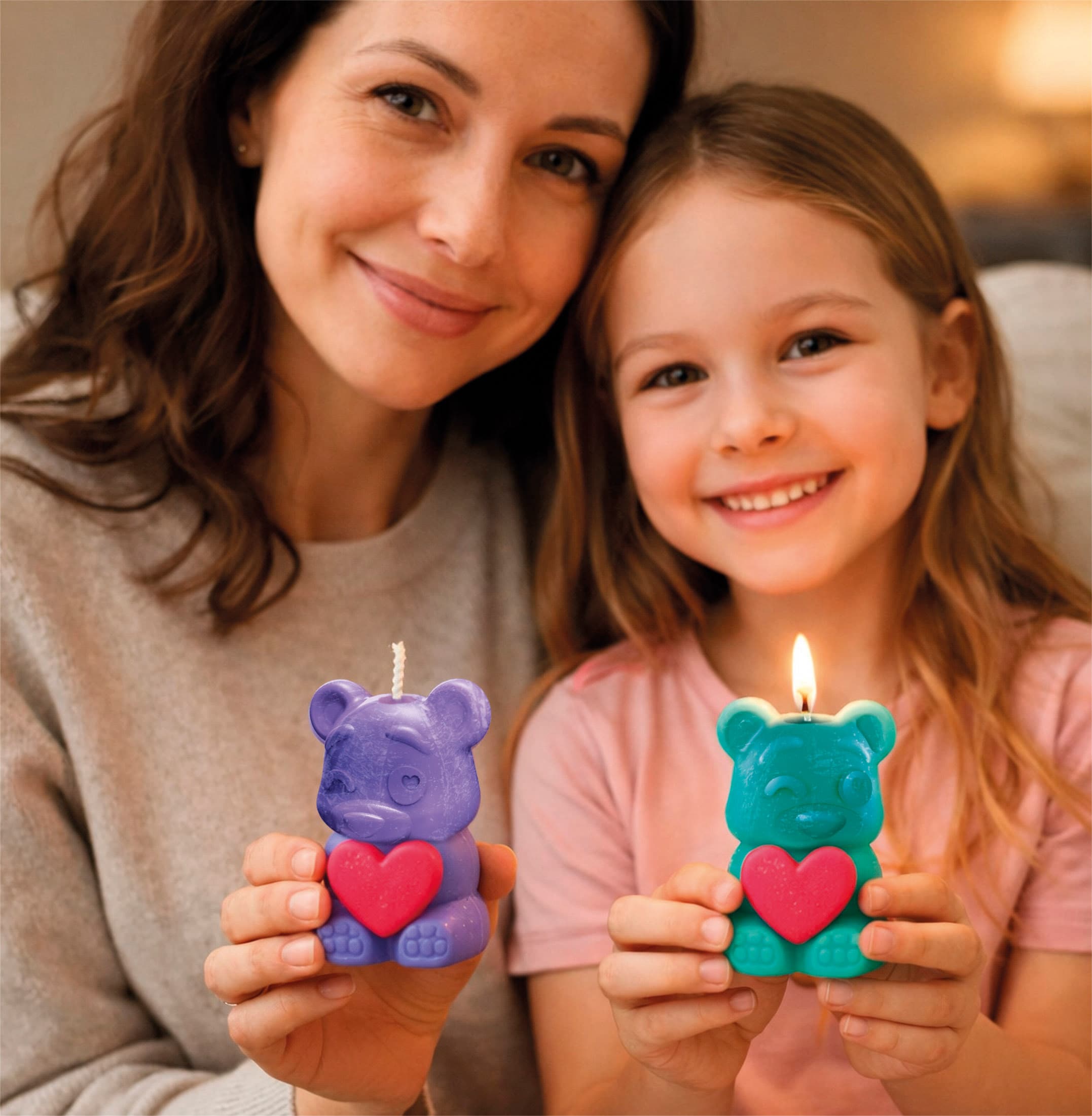 Clementoni® Kreativset »Idea, Deine Kerzen-Kreationen - Bär« Made in Europe