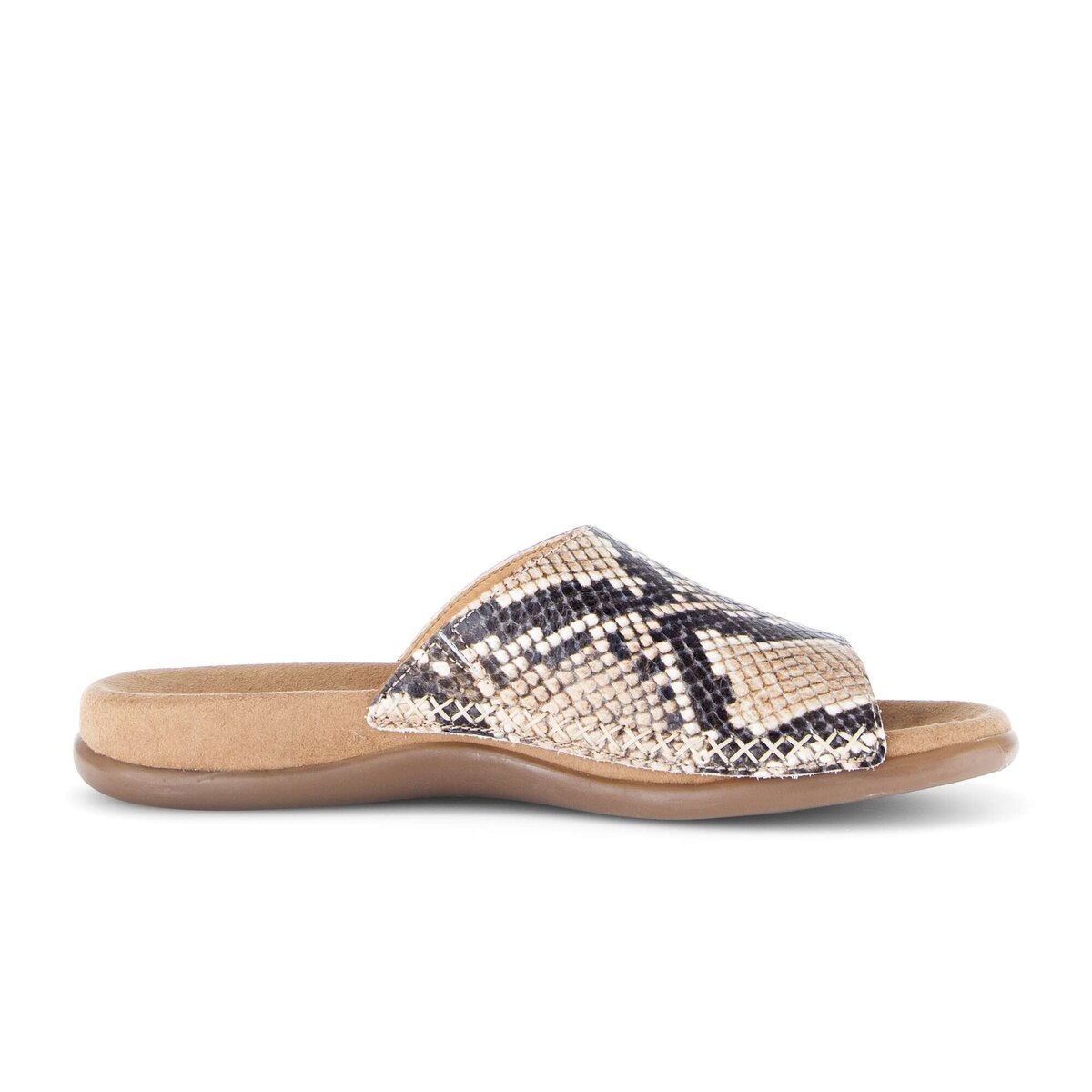 Pantolette GABOR "Pantolette", Damen, Gr. 43, beige, Schuhe Pantolette 2