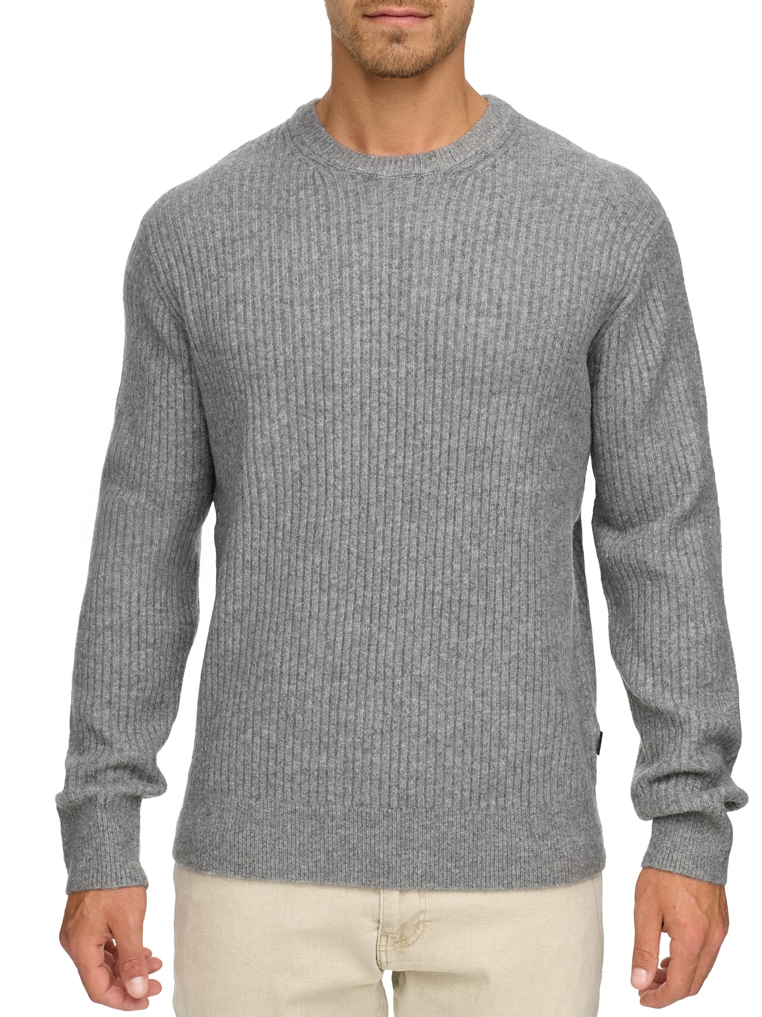 Indicode Rundhalspullover "INBertram O-neck" günstig online kaufen