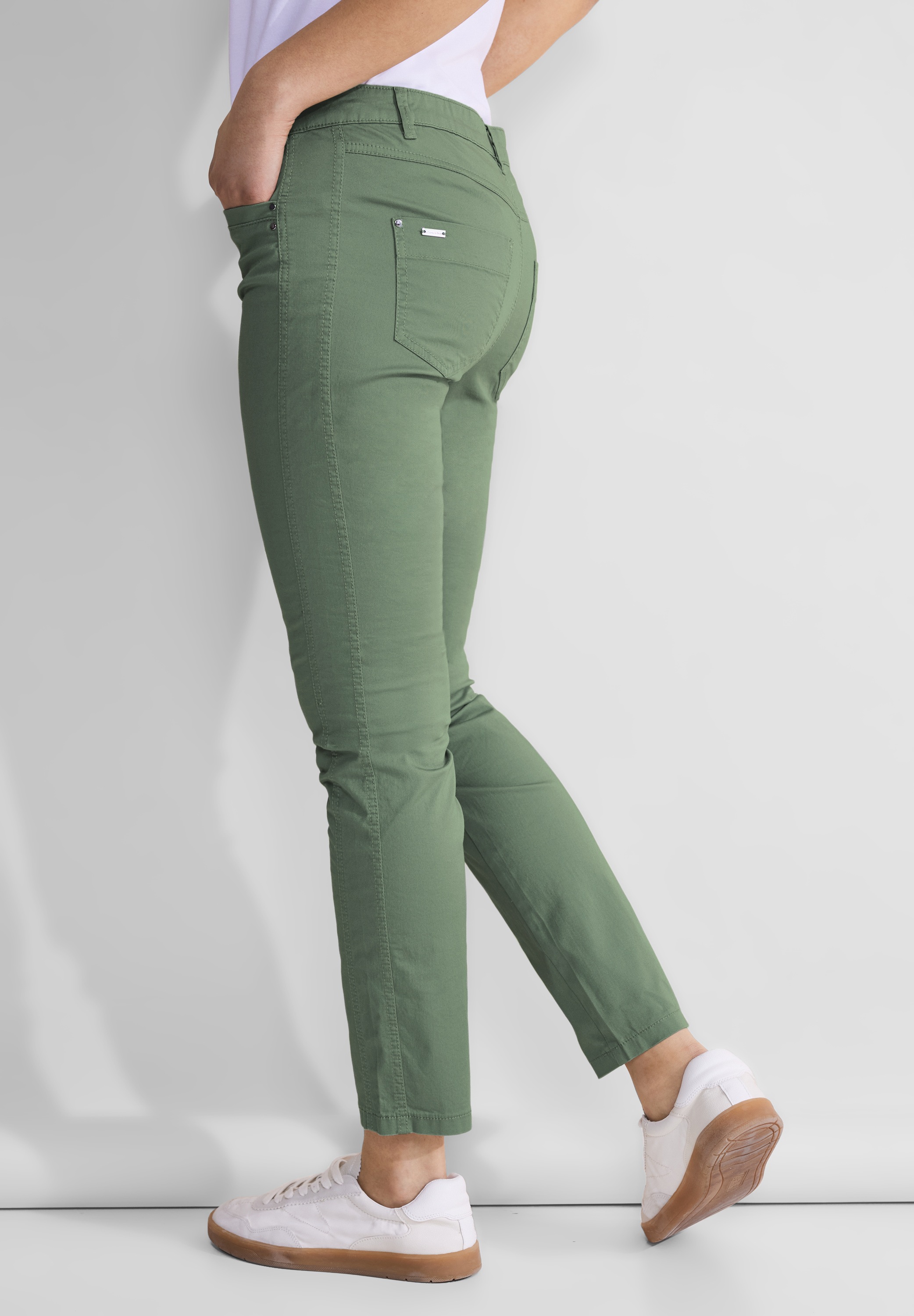 STREET ONE Stoffhose, Middle Waist