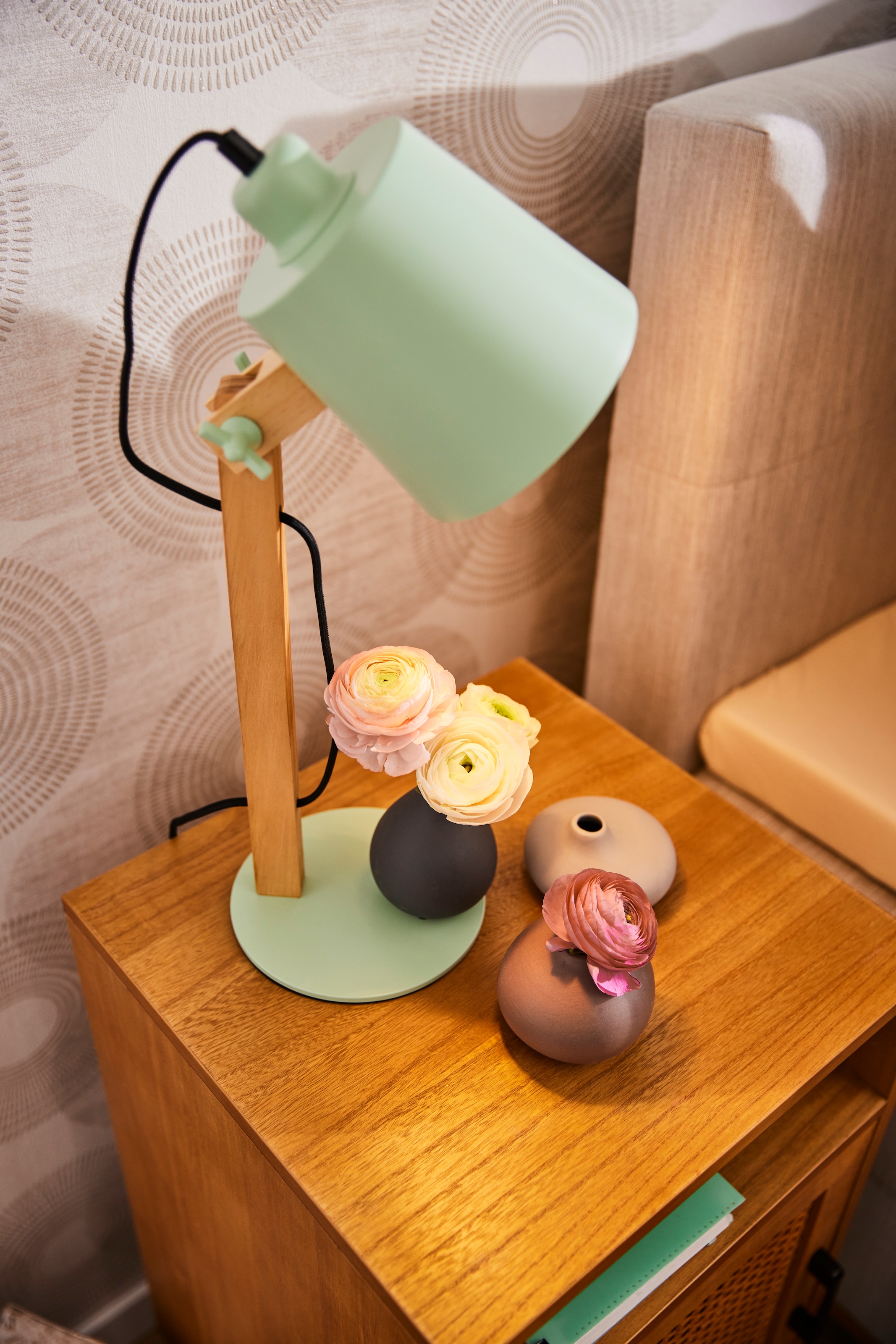 Brilliant Tischleuchte »Swivel«, 1 flammig, Leuchtmittel E27 | ohne Leuchtmittel, Tischlampe