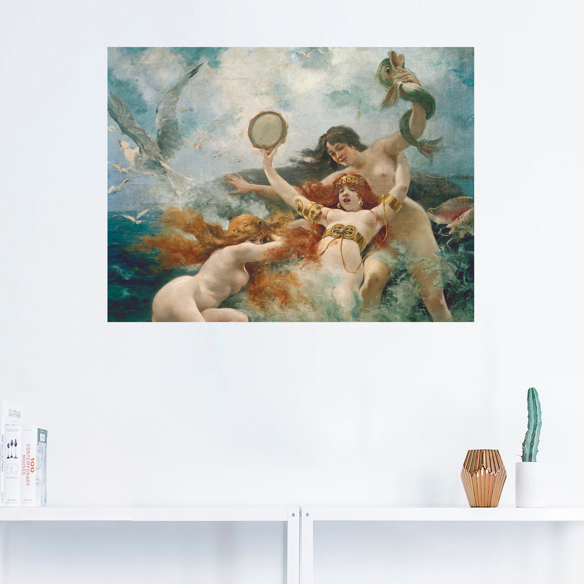 Artland Wandbild »Die Sirenen amüsieren sich«, Erotische Bilder, (1 St.), als Alubild, Leinwandbild, Wandaufkleber oder Poster in versch. Größen