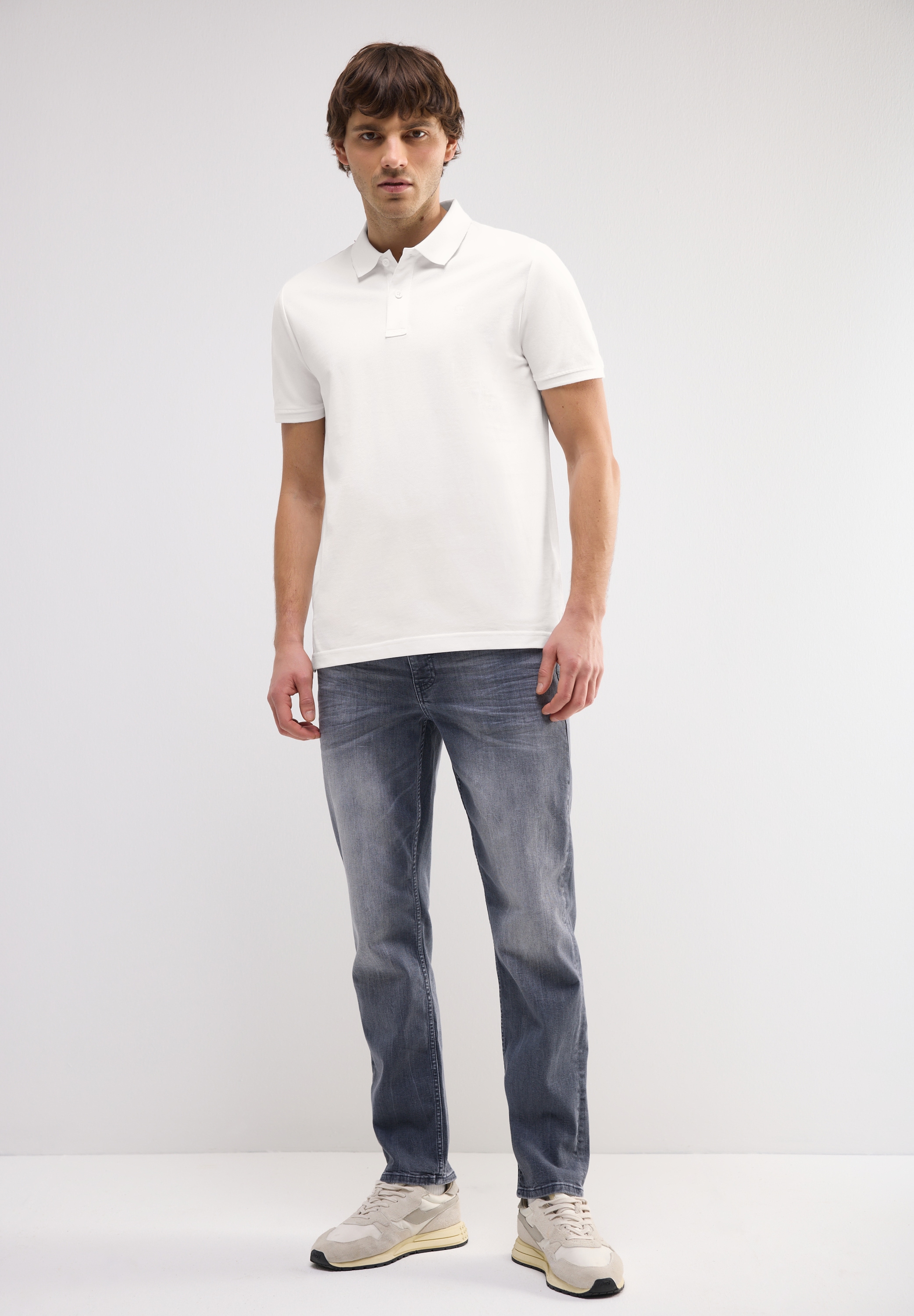 STREET ONE MEN Poloshirt, aus reiner Baumwolle