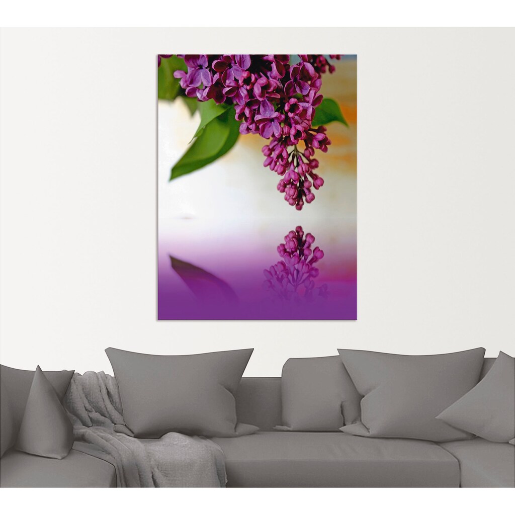 Wohnen Wohnaccessoires Artland Wandbild »Flieder«, Blumen, (1 St.), in vielen Größen & Produktarten - Alubild / Outdoorbild für 