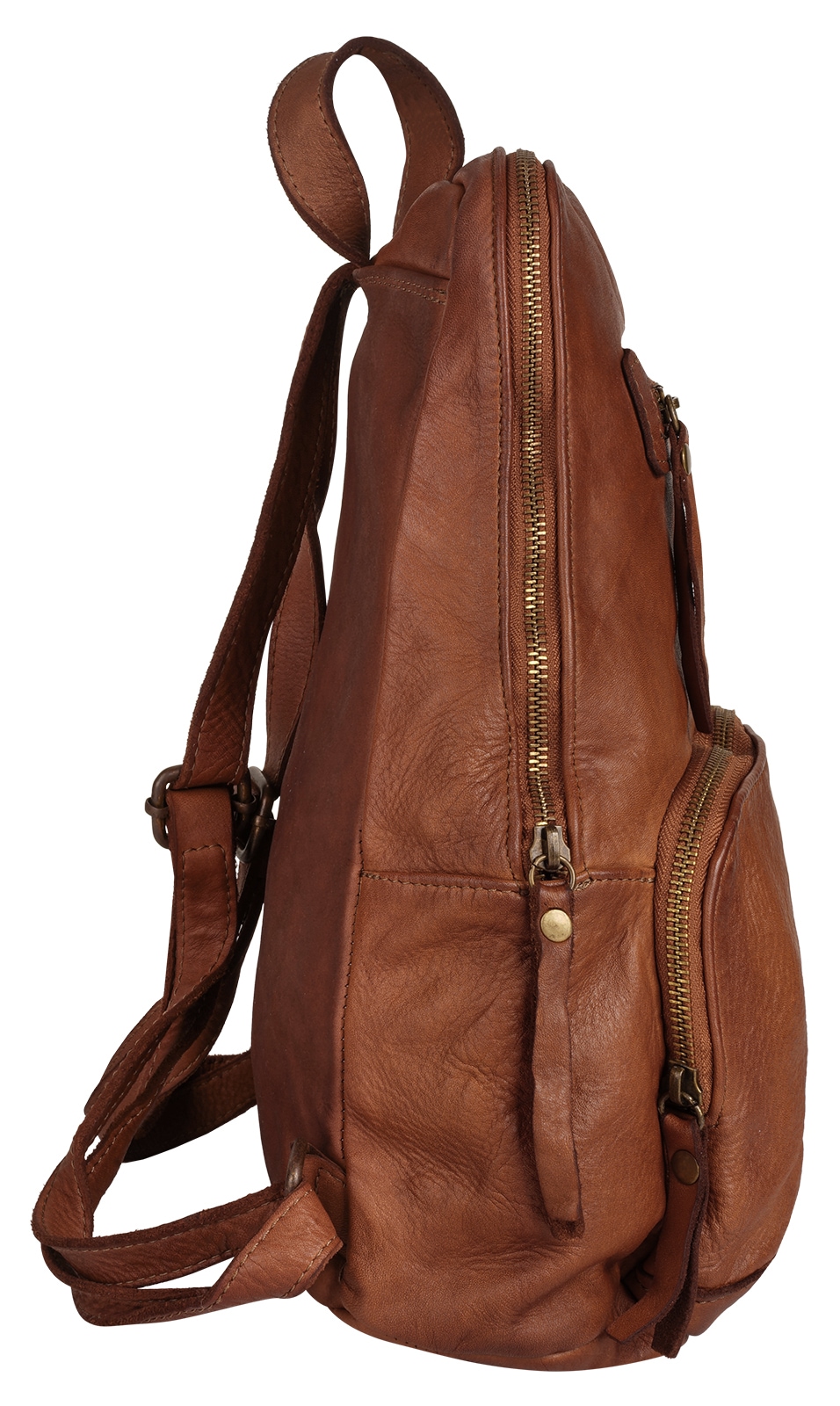 Samantha Look Cityrucksack, echt Leder, Made in Italy