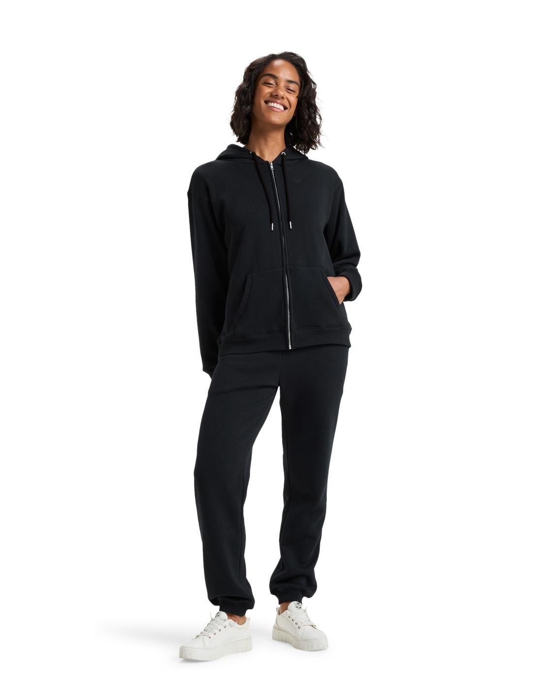 Roxy Surf Stoked Hoodie Anthracite Size L 3