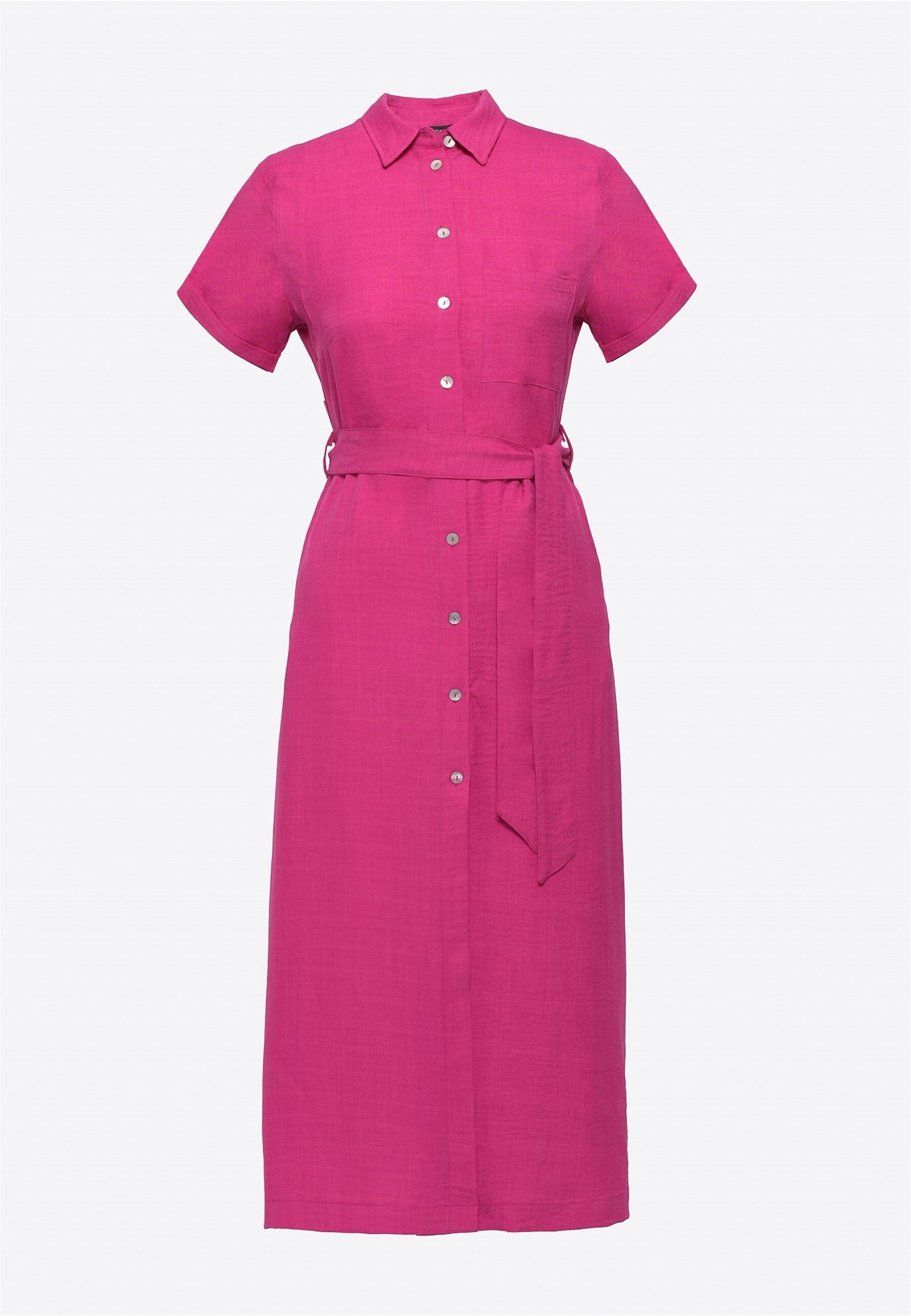 freshlions Jerseykleid »Long Button up«, mit langem Schnitt