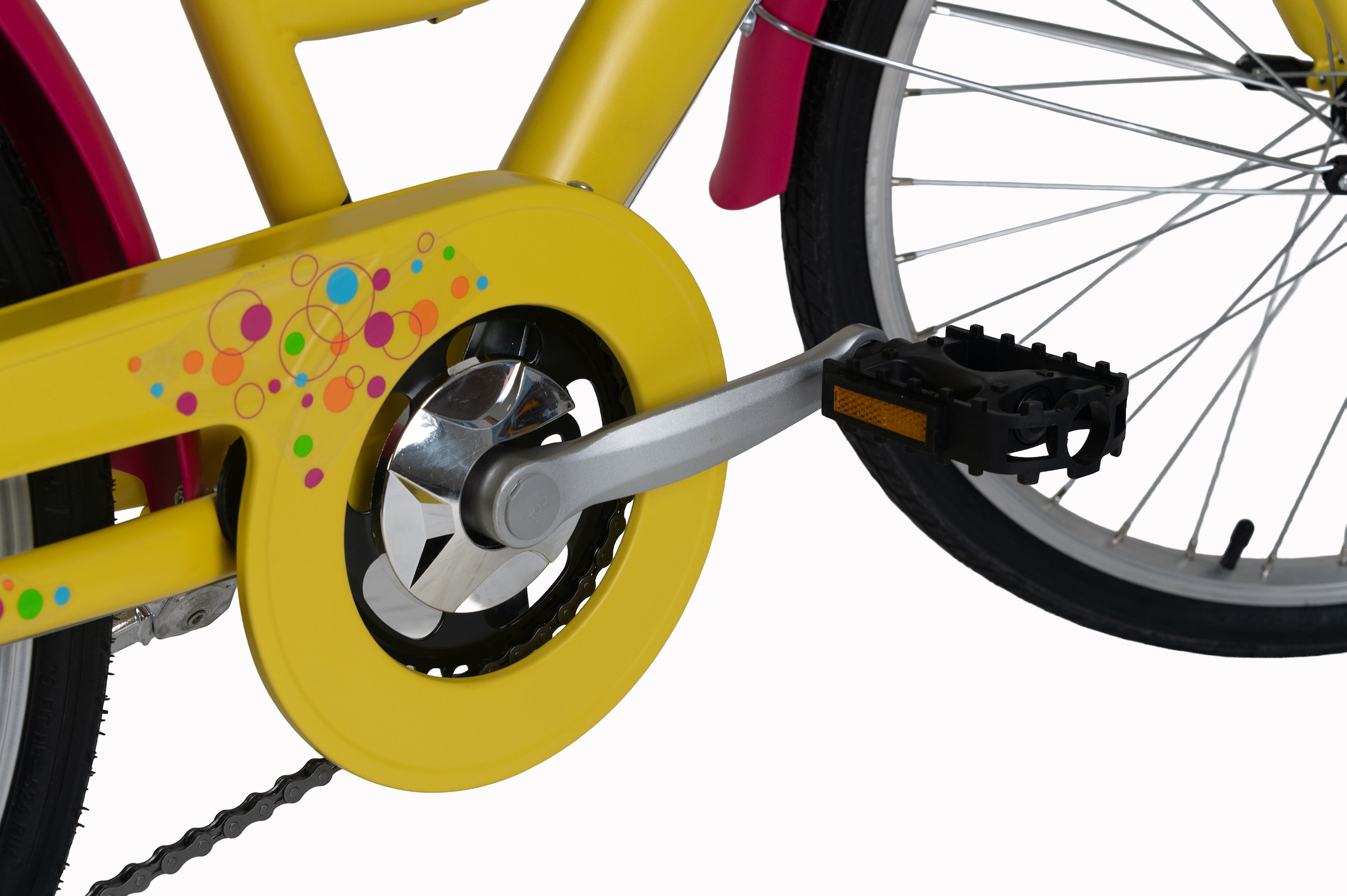 Dacapo Jugendfahrrad »DaCapo Kinderfahrrad 24'' Confetti 6 Gänge« 6 Gang Shimano Tourney Schaltwerk Kettenschaltung