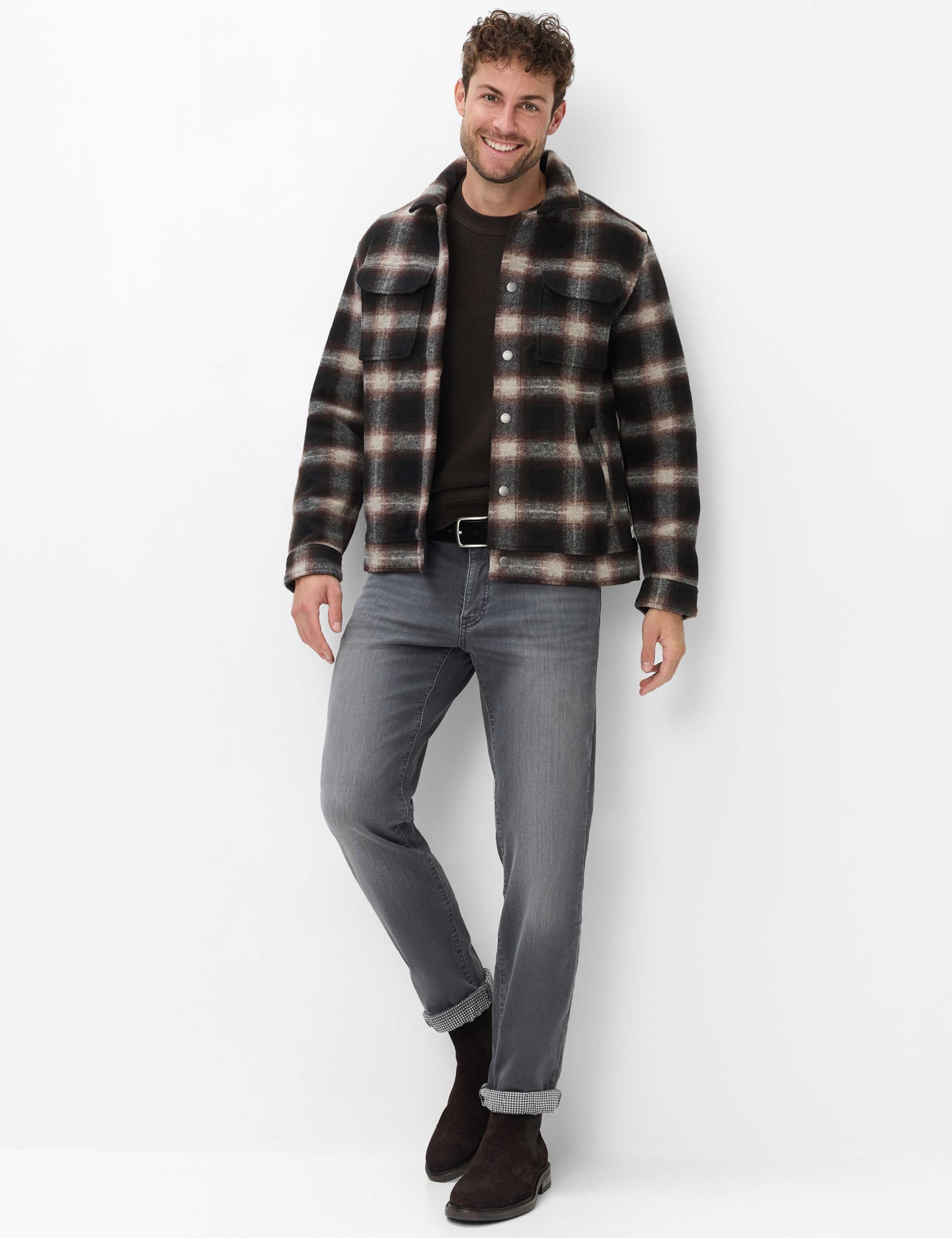 Brax 5-Pocket-Jeans »Style CADIZ TT« Thermo: Five-Pocket-Jeans Im Straight Fit