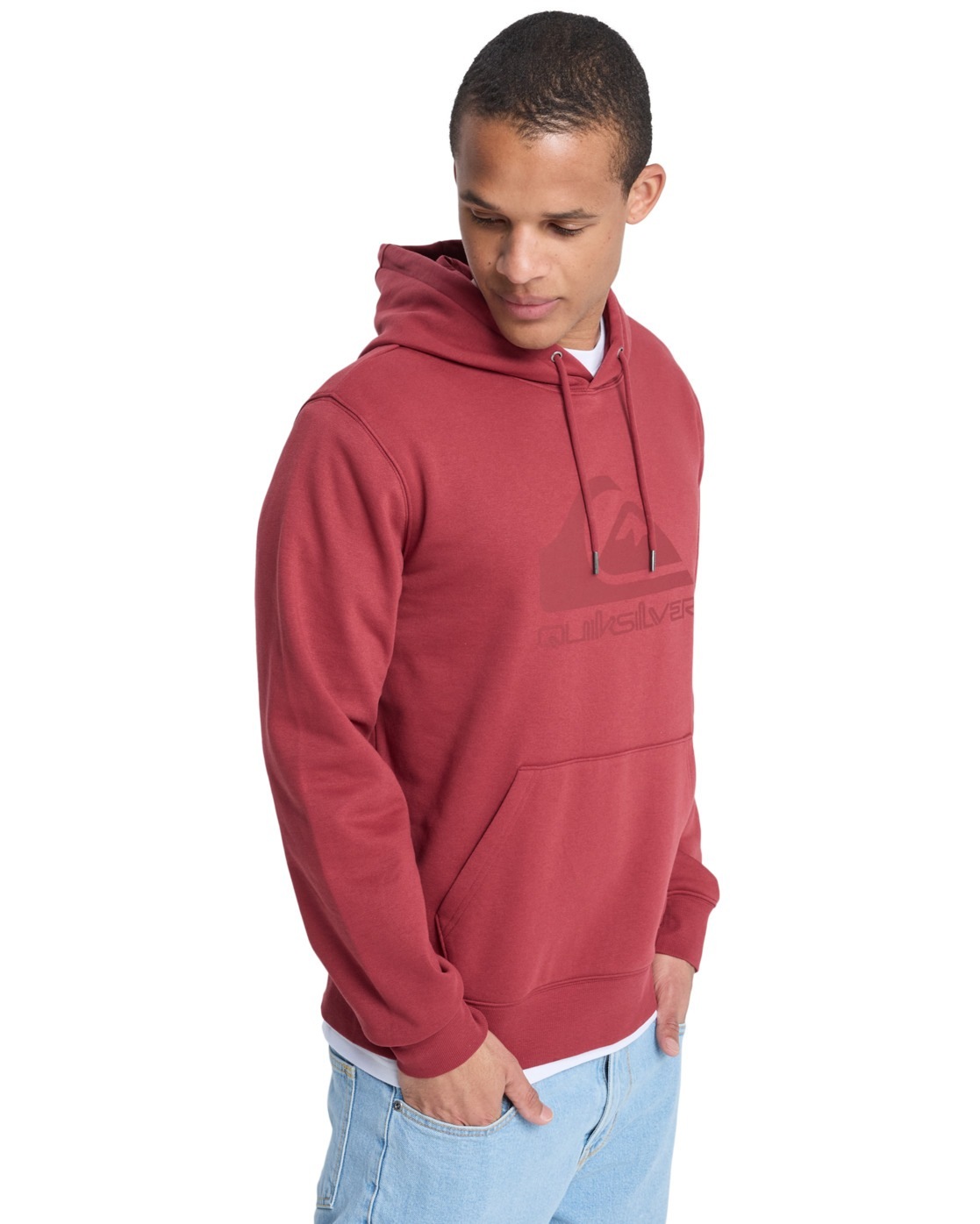Quiksilver Sweat à Capuche Comp Logo Burnt Russet S Homme 2