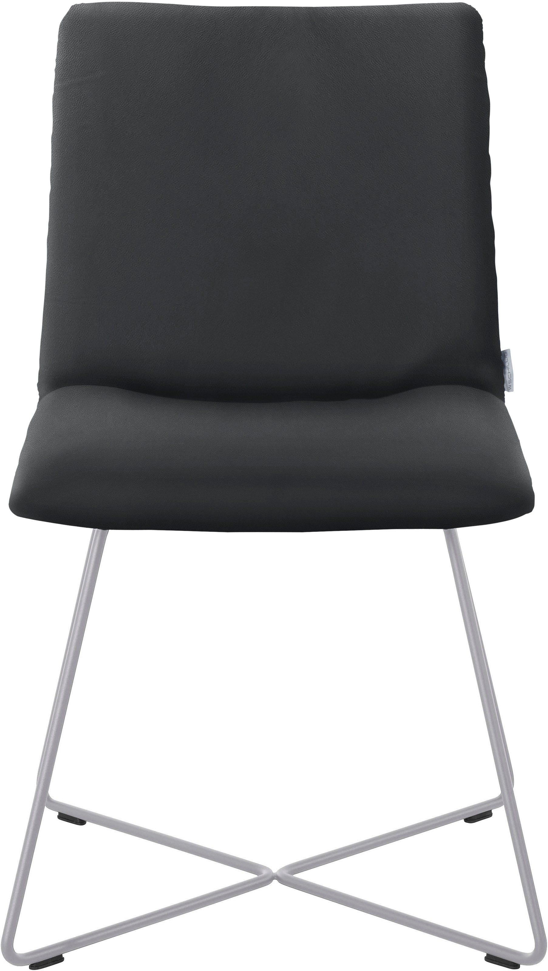 Thumbnail - W.SCHILLIG Polsterstuhl "jakob" () mit Drahtrohrgestell in Silber matt