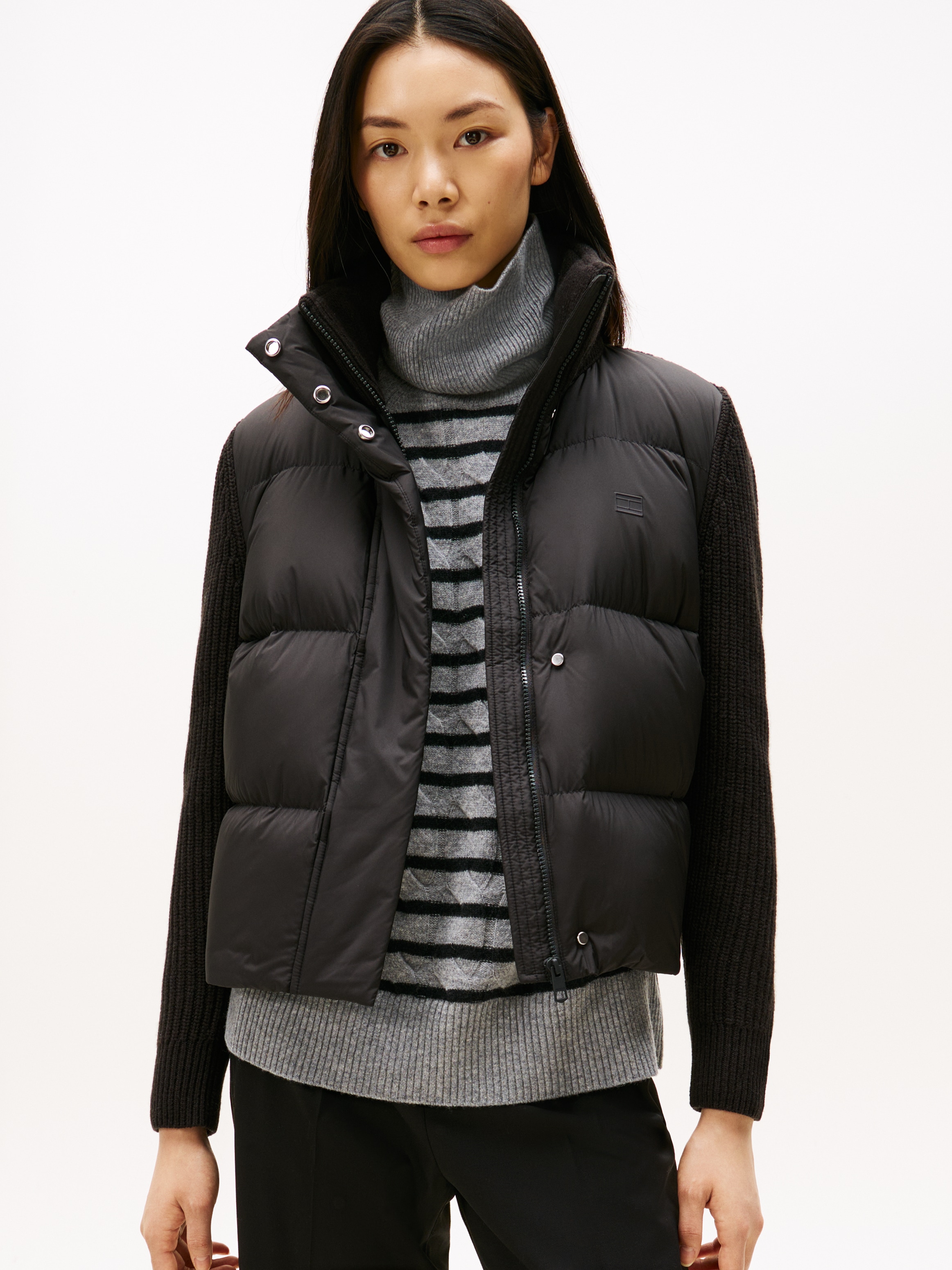 Tommy Hilfiger Daunenjacke "MODERN DOWN KNIT MIX REG JACKET" günstig online kaufen