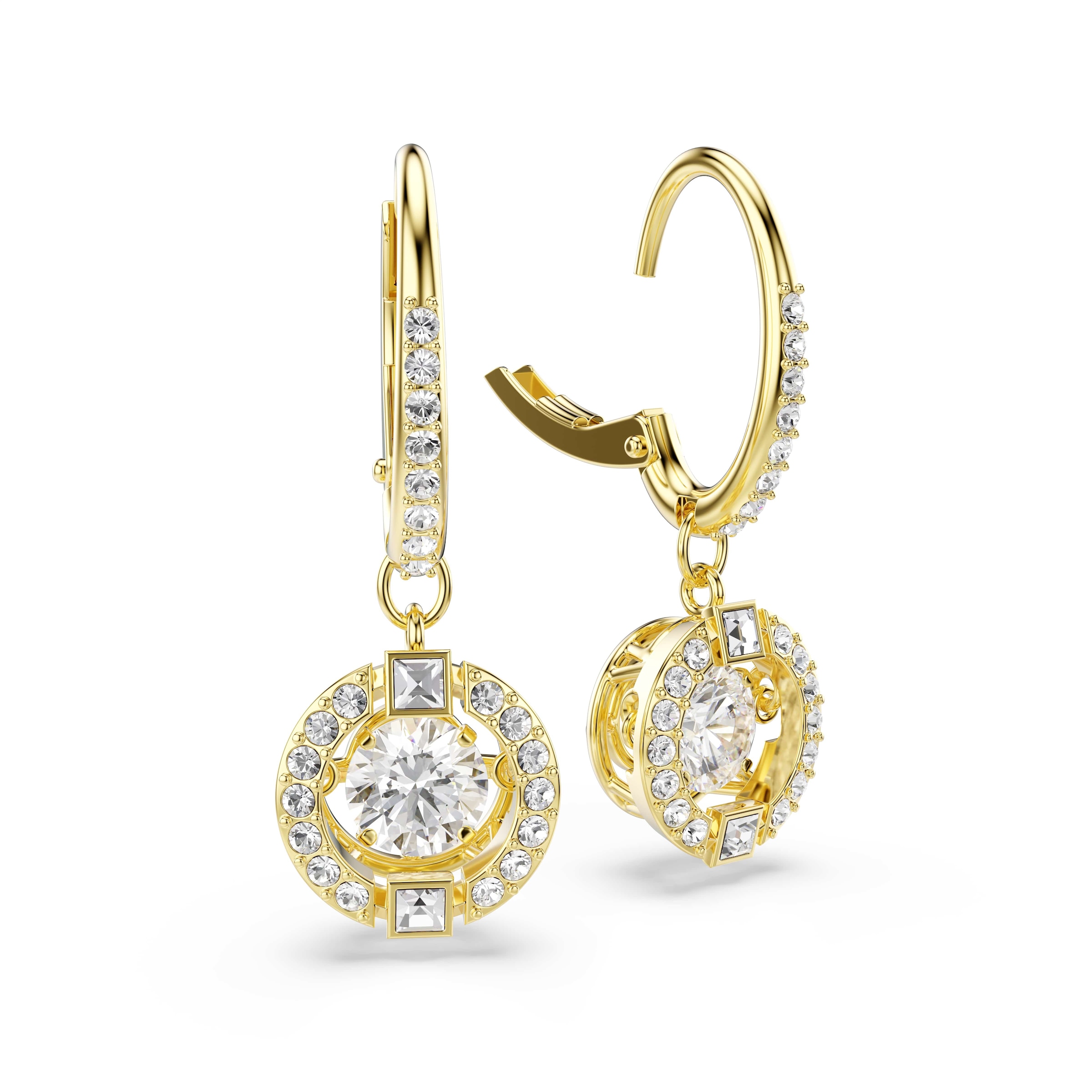 Swarovski Paar Creolen »Schmuck Geschenk UNA Ohrringe« mit Swarovski® Kristall