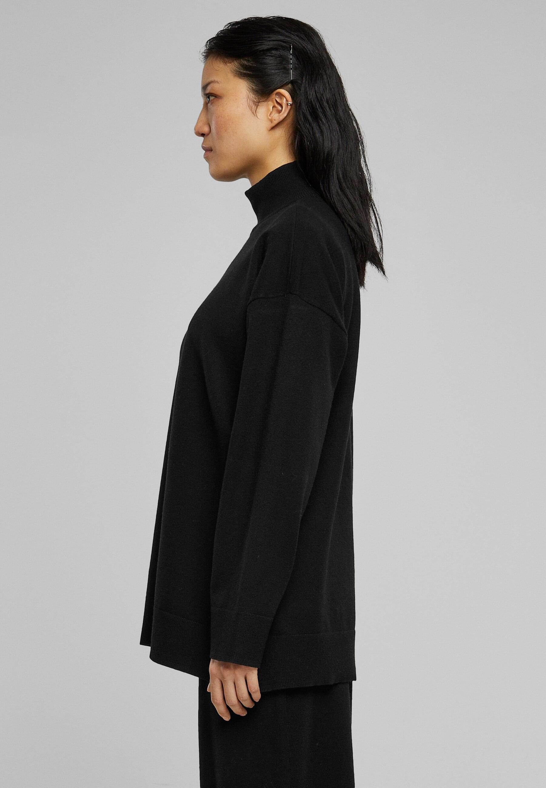 URBAN CLASSICS Rundhalspullover »Urban Classics Damen Ladies Knitted Eco Viscose Sweater«, (1 tlg.)