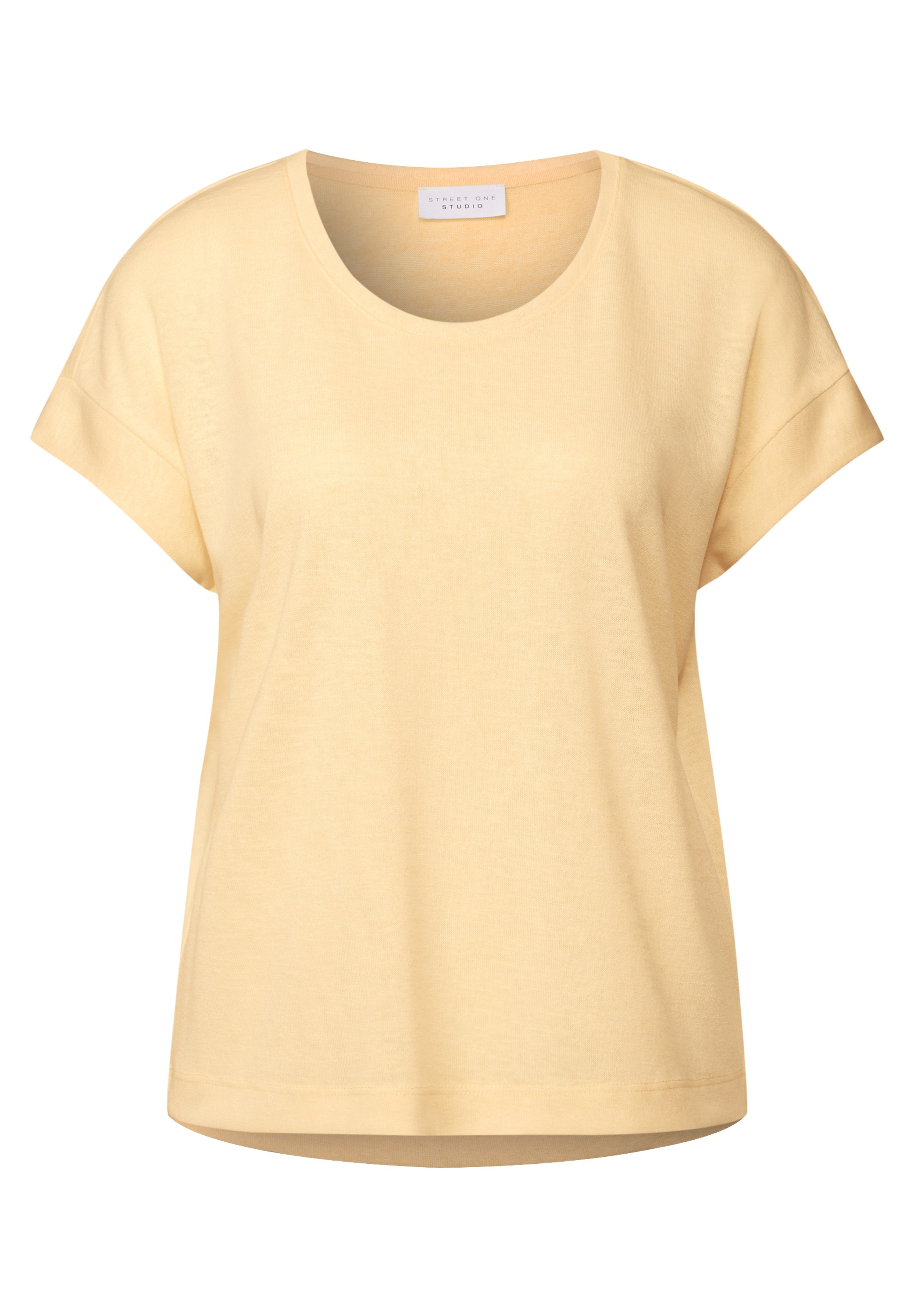 STREET ONE STUDIO T-Shirt, aus softem Materialmix