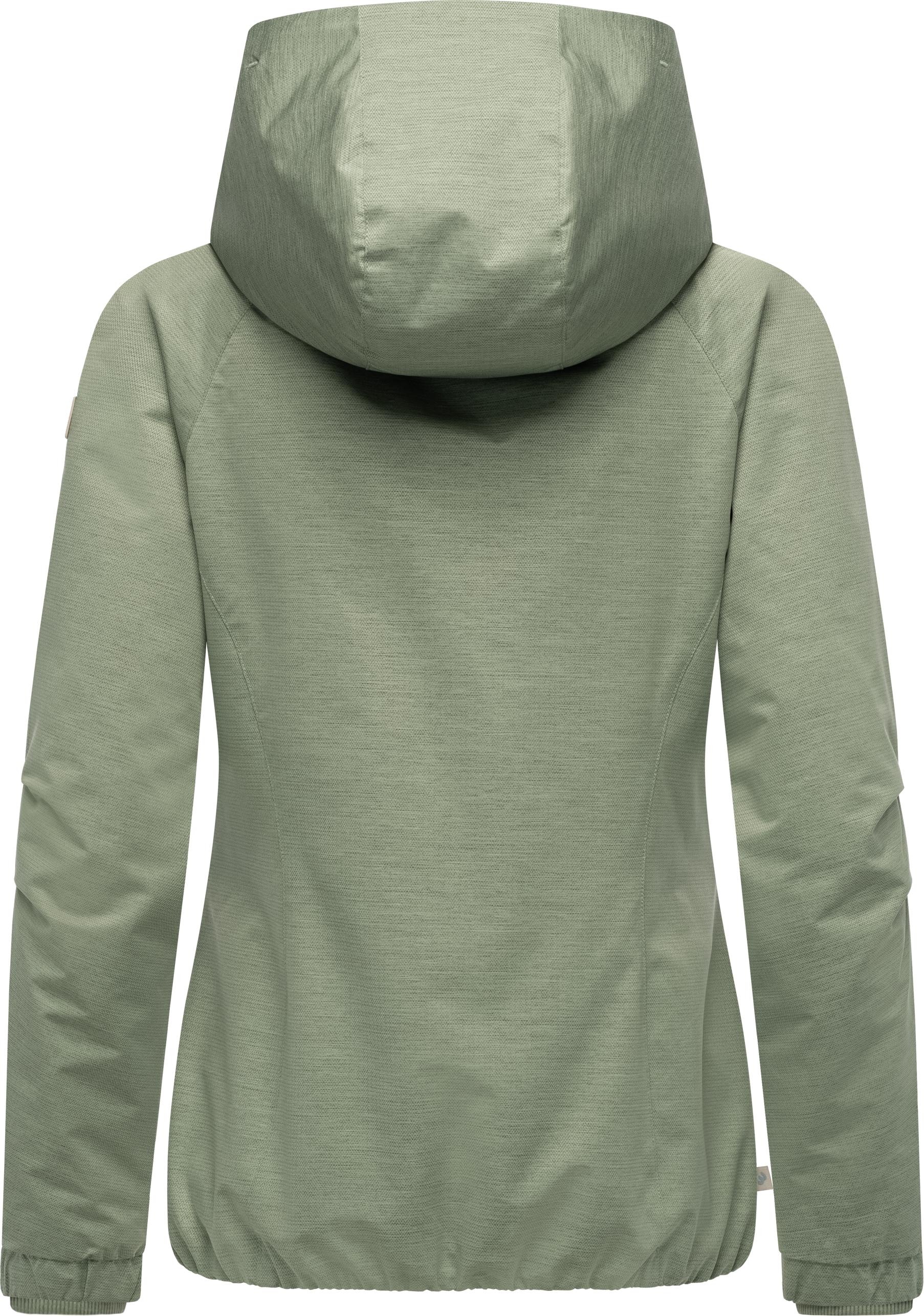 Ragwear Outdoorjacke »Dizzie Tech«, mit Kapuze, Wasserdichte Damen Übergangsjacke mit großer Kapuze