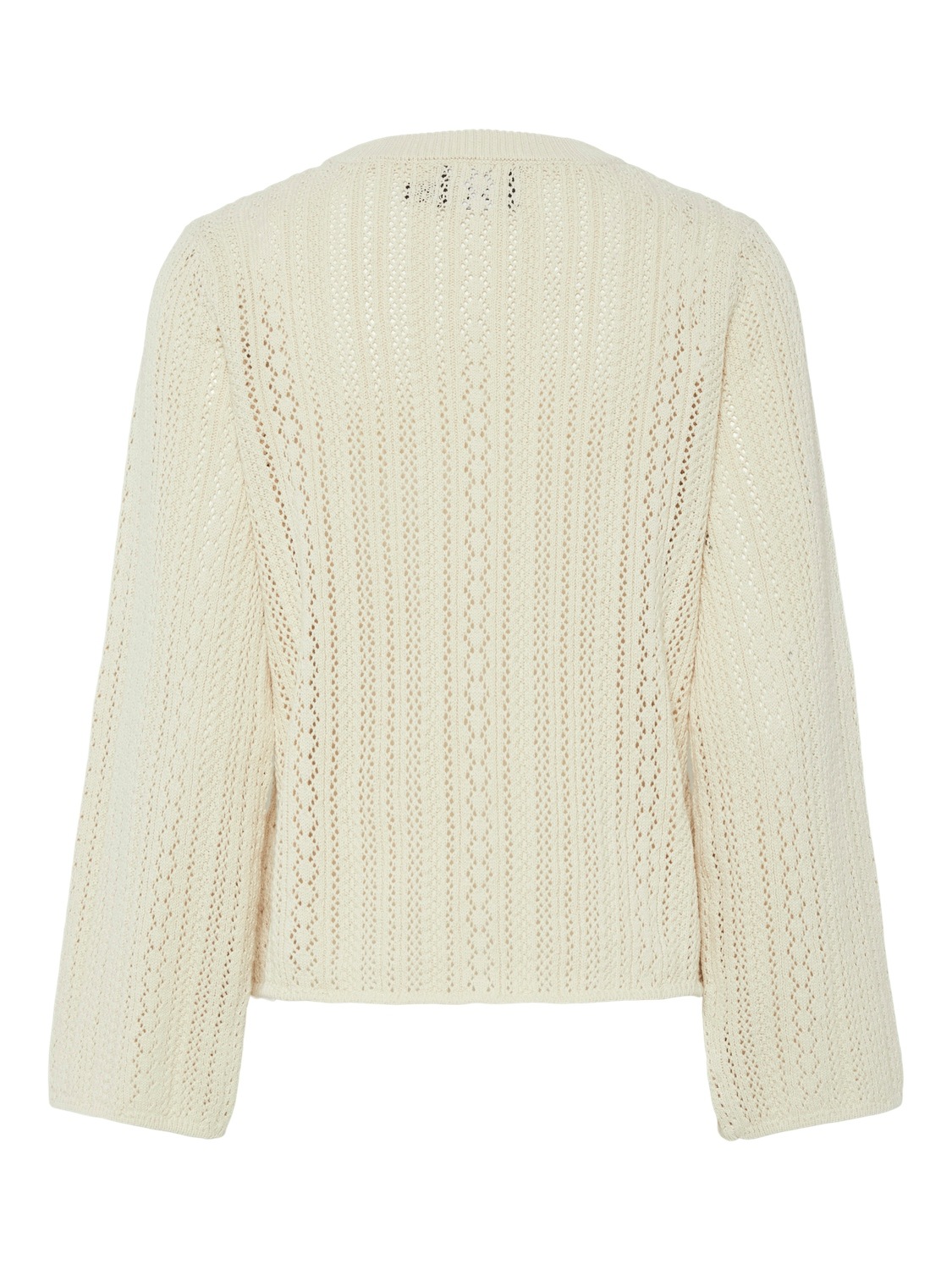pieces Rundhalspullover »PCNUKA LS O-NECK KNIT NOOS BC«