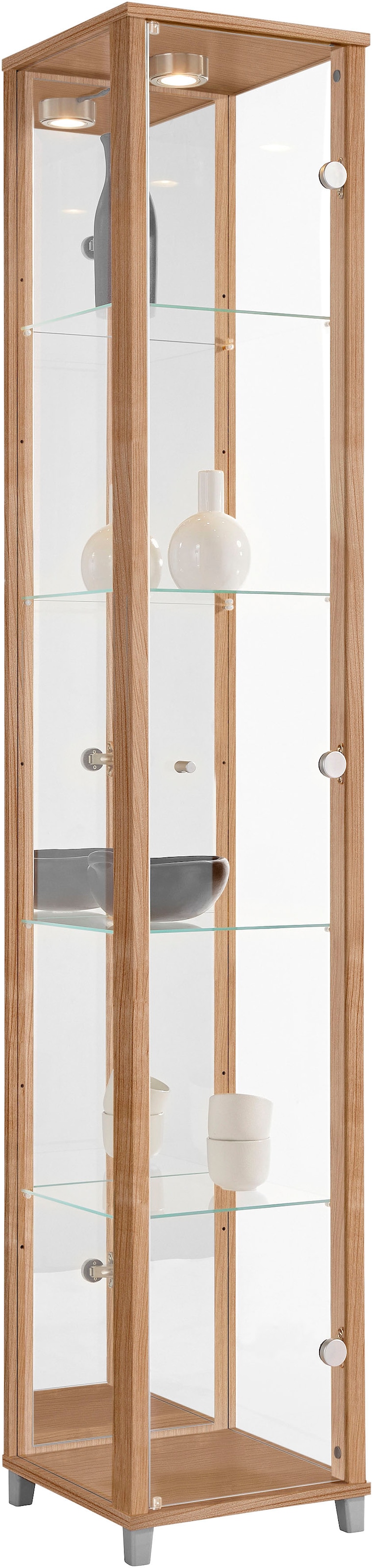 fif möbel Vitrine »OPTIMA« Standvitrine/Glasvitrine 1x Glastür,perfekt für Sammler,Sammlervitrine