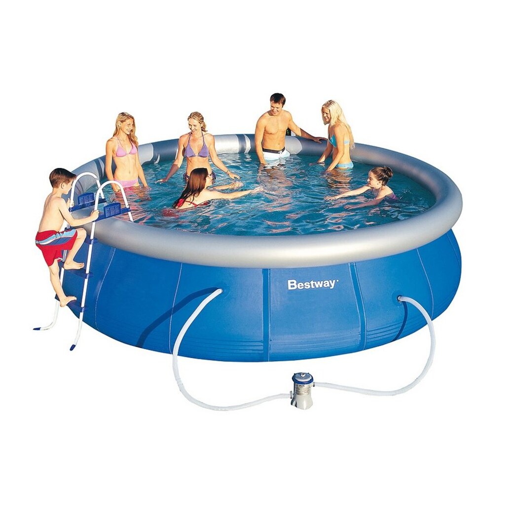 Bestway Pool »Fast Set Familienpool 457«, (Set)