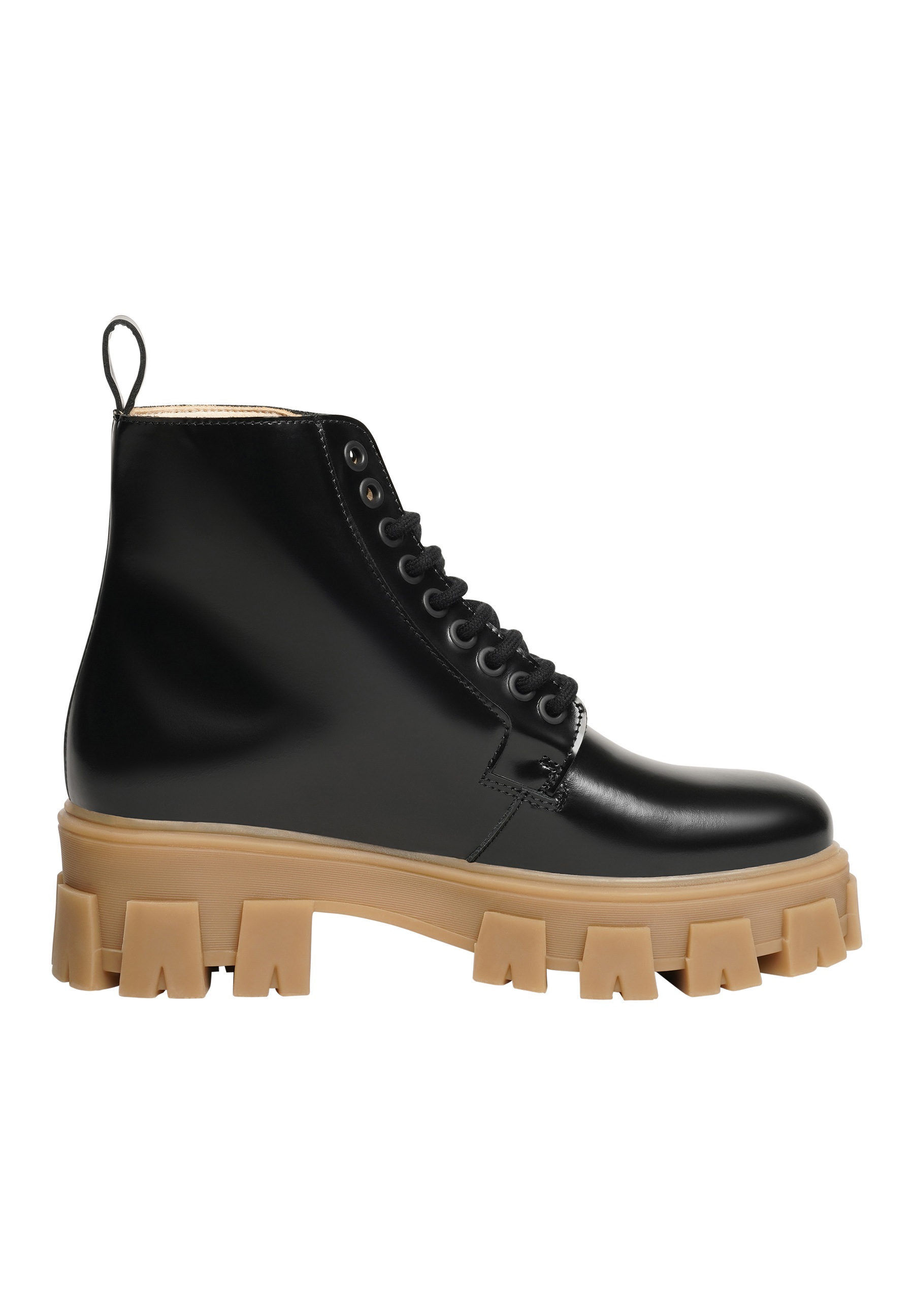 N91 Style Choice NN Bottes à Lacets Noir/Marron Clair 40 2