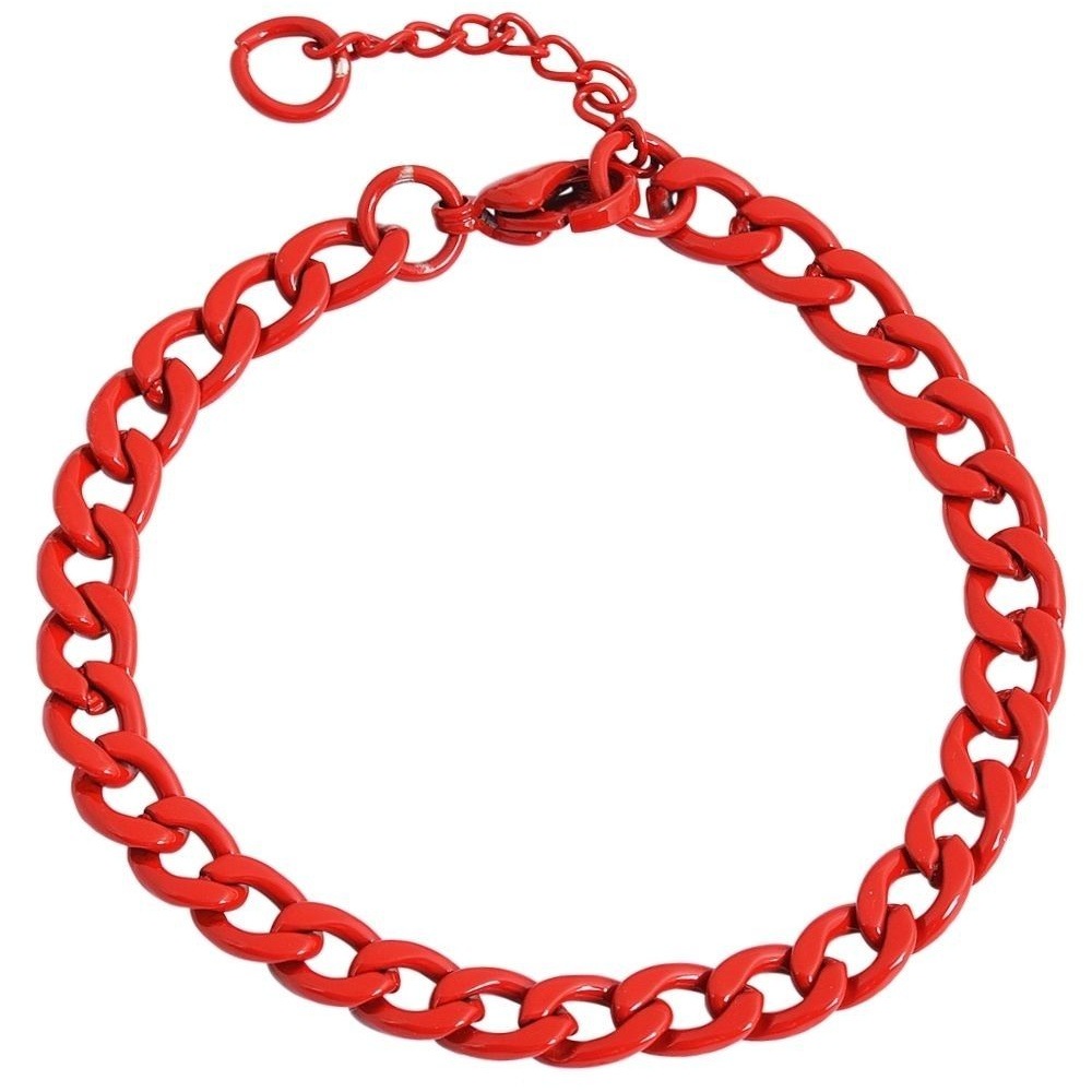 Adelia´s Armband »Armband – Panzerarmband aus Edelstahl 18 cm« Zum Verschenken – ideal zum Valentinstag