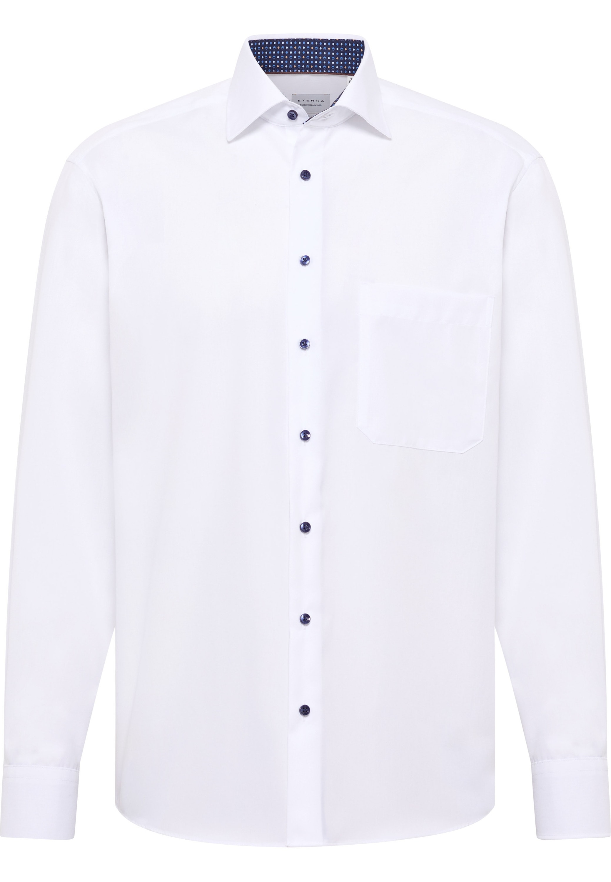 Eterna Langarmhemd »COMFORT FIT« NON IRON (bügelfrei)