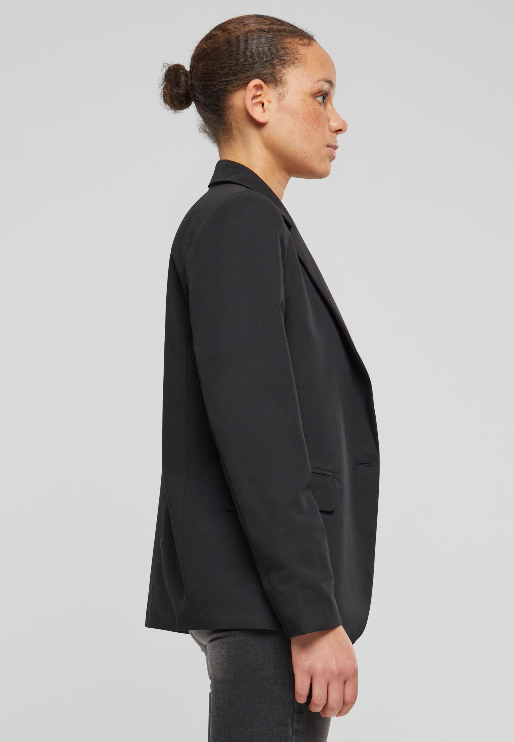 URBAN CLASSICS Allwetterjacke »Urban Classics Damen Ladies Basic Blazer«, (1 St.), ohne Kapuze
