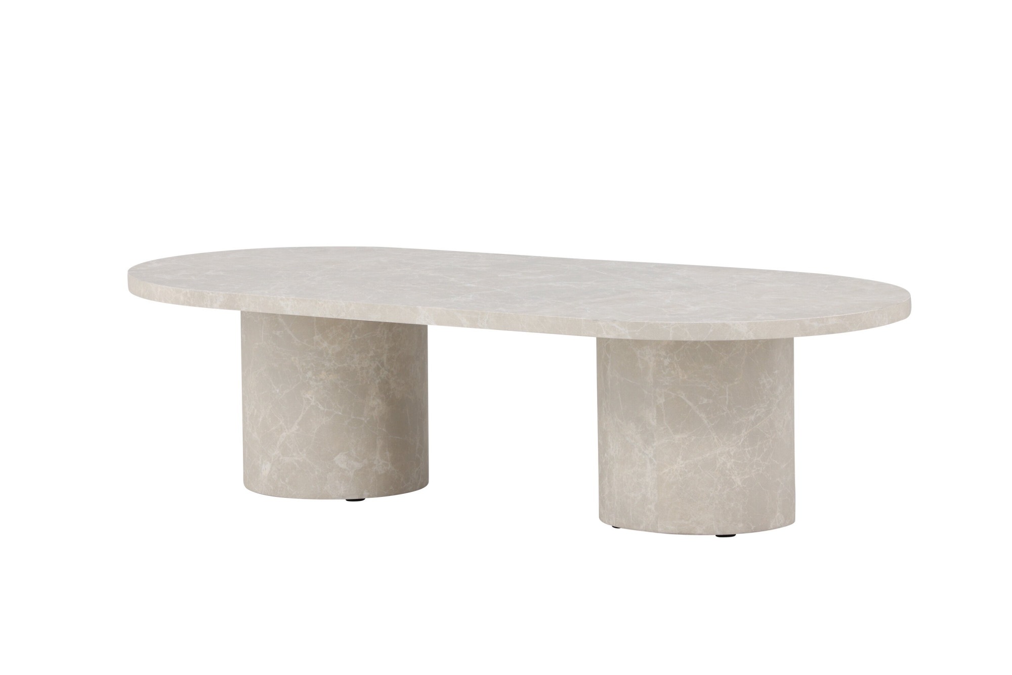 Venture Home Couchtisch »Narvik, niedriger Couchtisch 120 × 60 cm in eleganter Marmoroptik« Sofatisch, MDF, 3D-Papier, rechteckig, beige, niedrig, edel